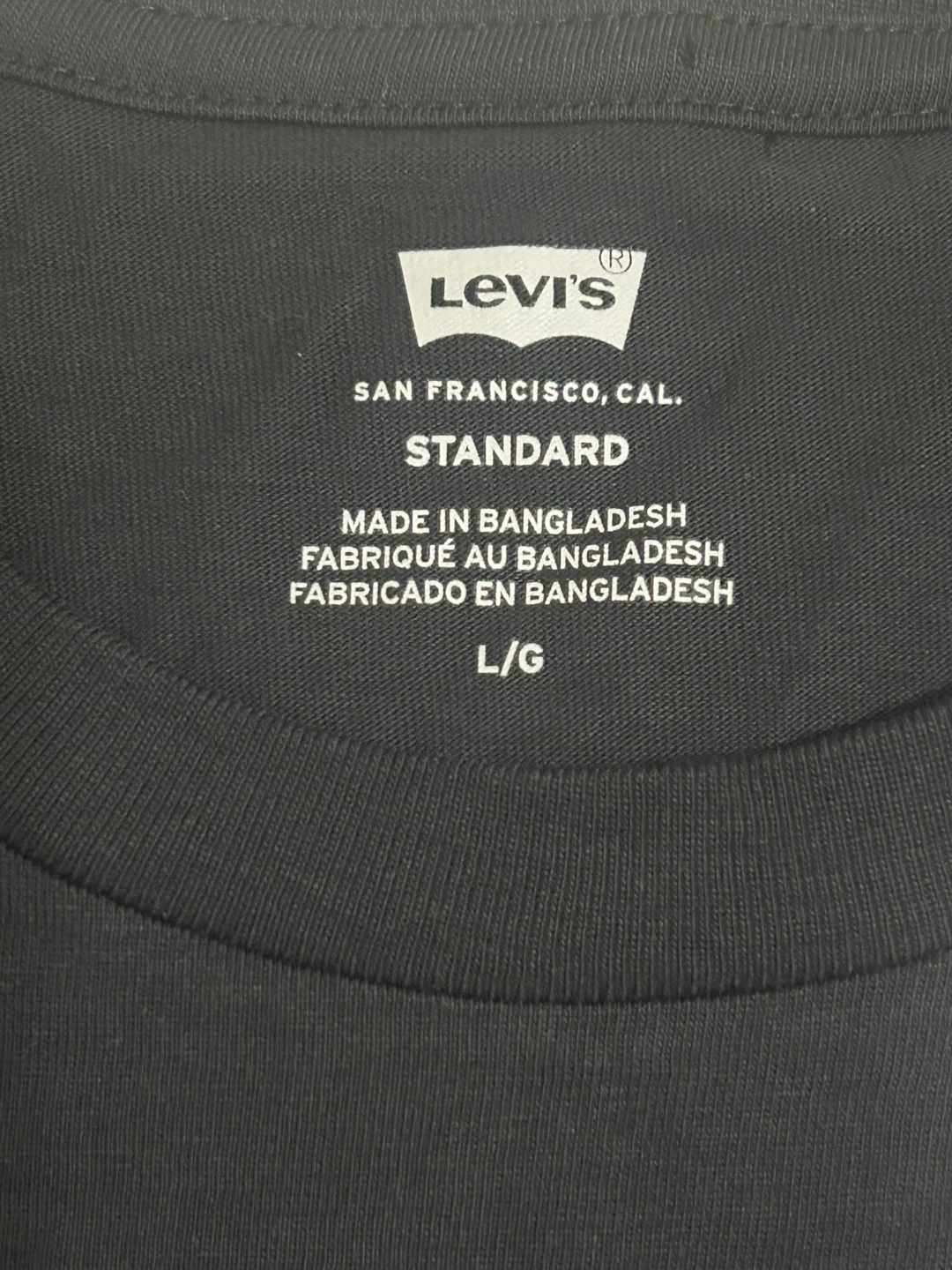 Levi's Standard Black T-Shirt - L/G - photo 2