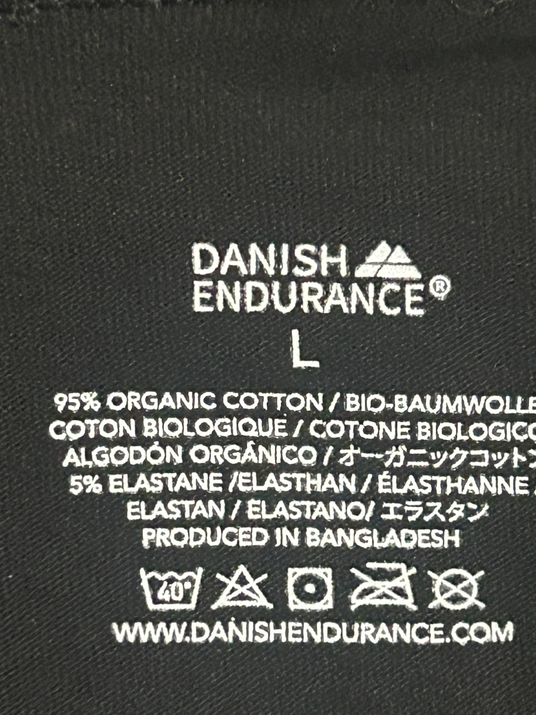 Danish Endurance Black Boxer Briefs - Size L - photo 2