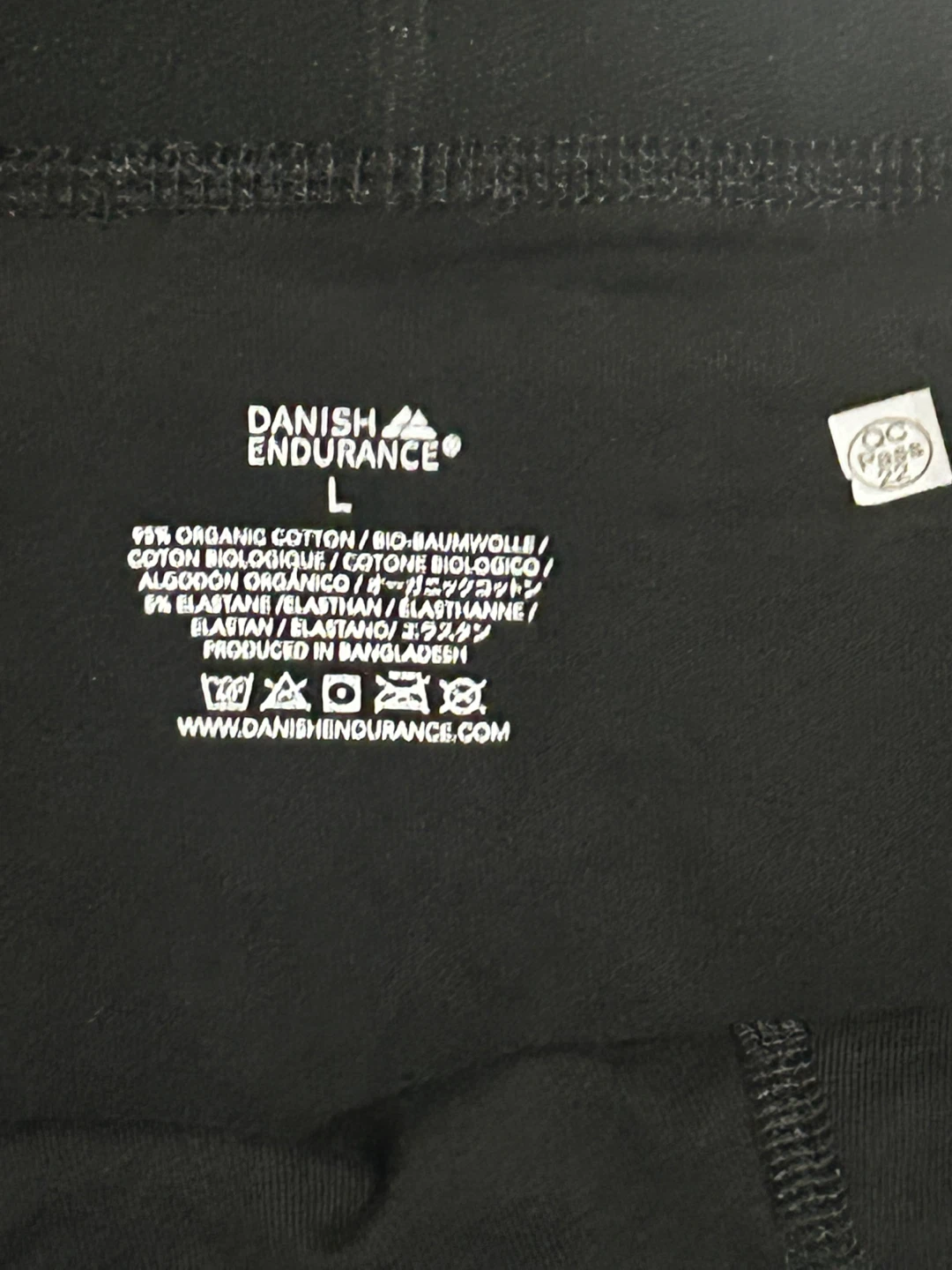 Danish Endurance Black Boxer Briefs - Size L - photo 3