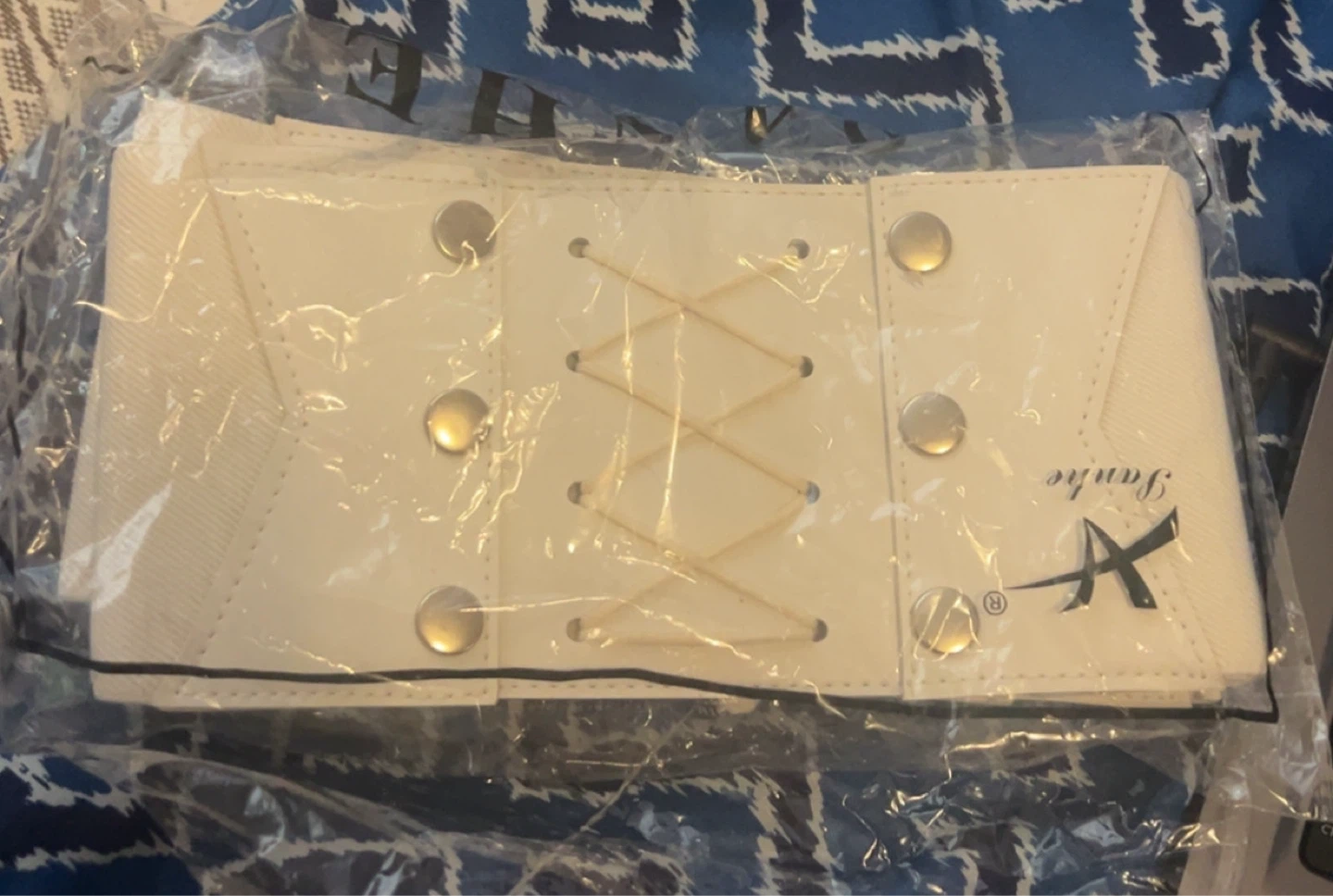 White Corset Belt with Lacing Two for $5