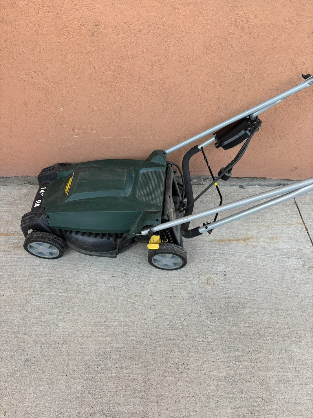 Green Electric Lawn Mower 14" Deck - photo 5