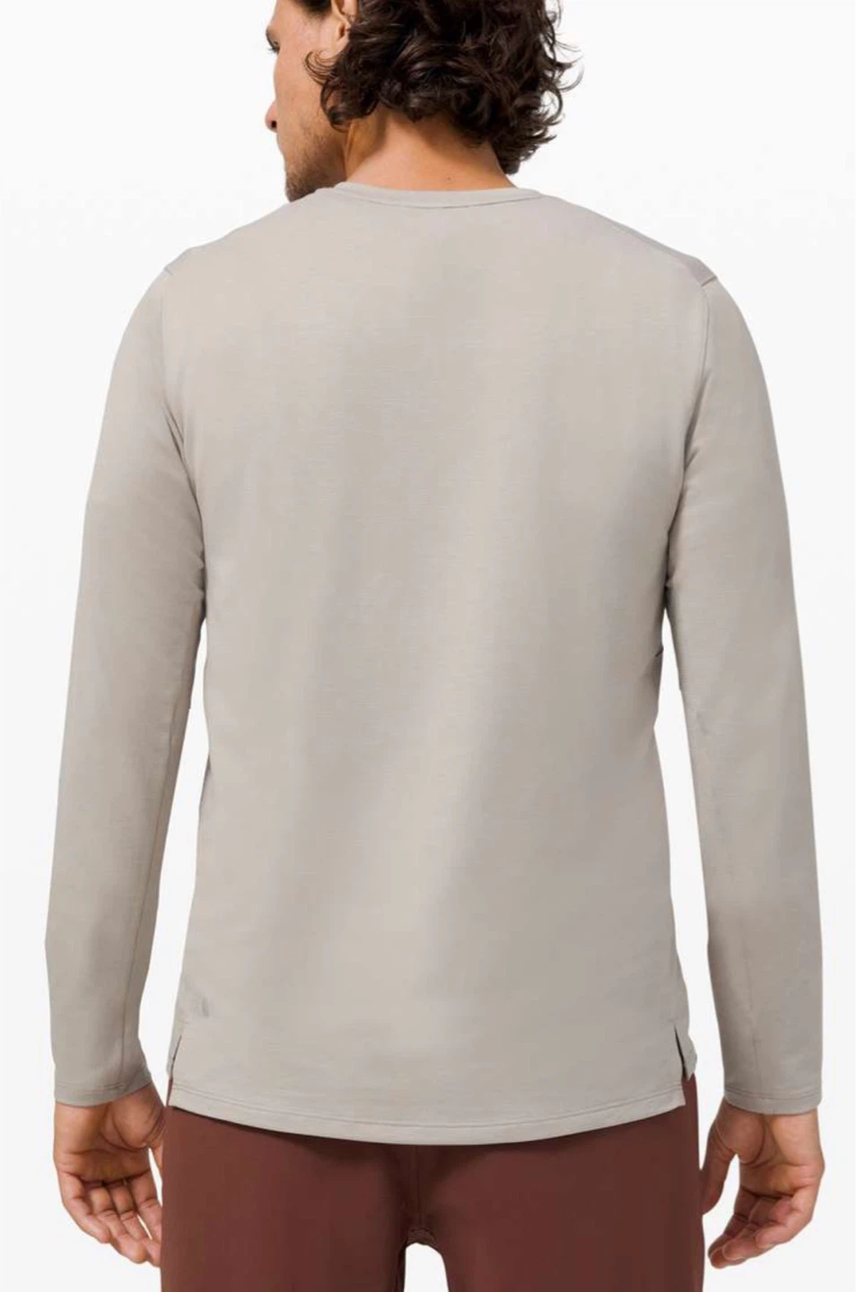 Lululemon Reinstate Long Sleeve Henley - Heathered Riverstone - photo 4
