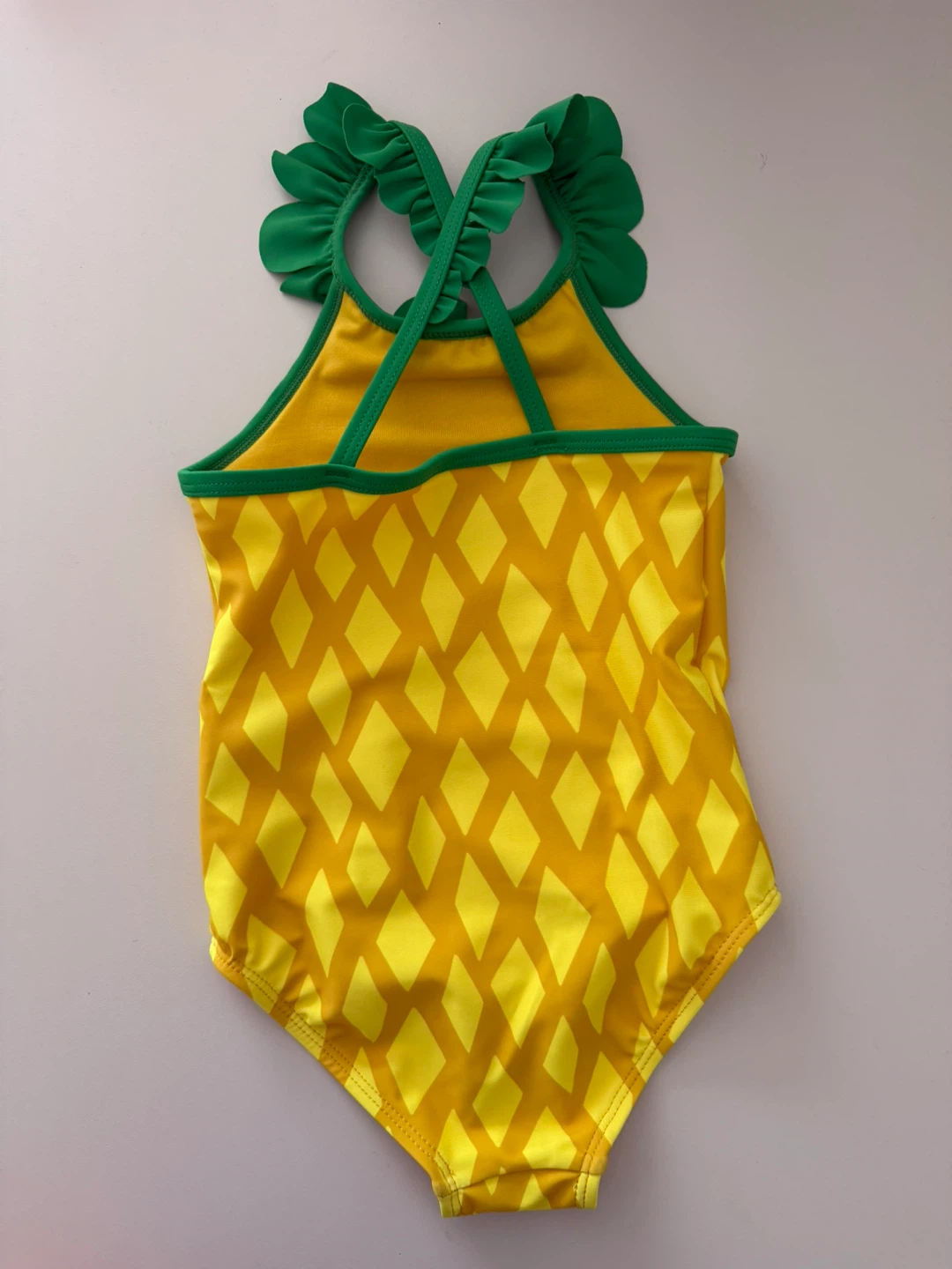 Old Navy Toddler Girls Pineapple Swimsuit Size 3T - photo 2