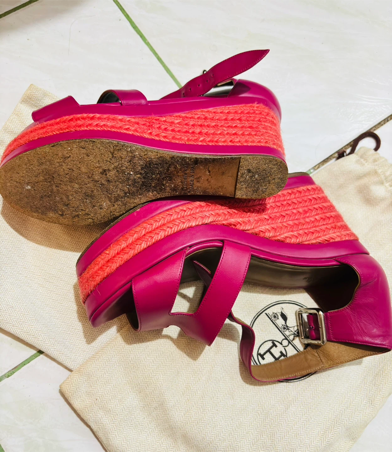 Authentic Hermes Wedge - photo 3