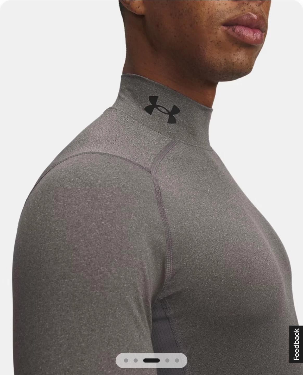 Under Armour HeatGear Mock Neck Long Sleeve Shirt - photo 5