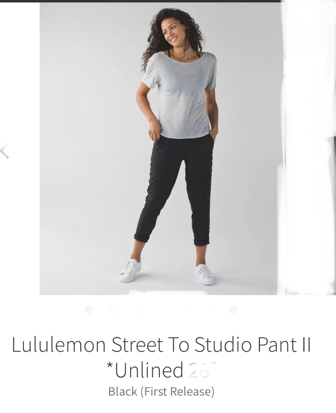 Lululemon Street To Studio Pant II Black