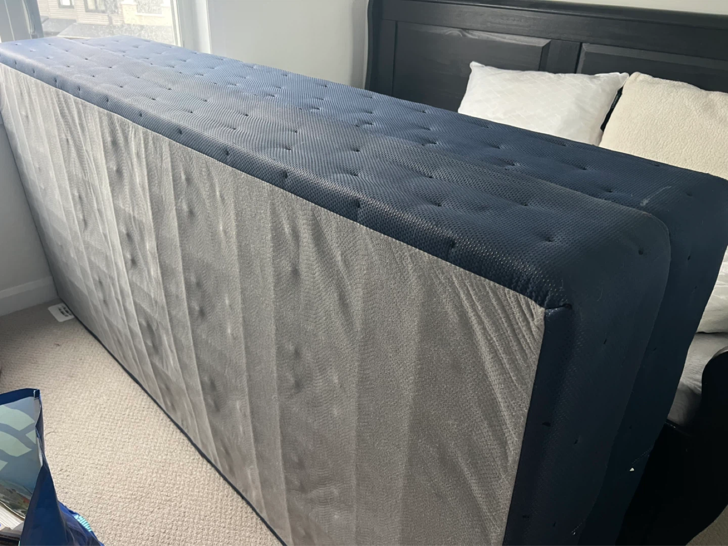 King size Mattress and Two Box Spring - photo 3