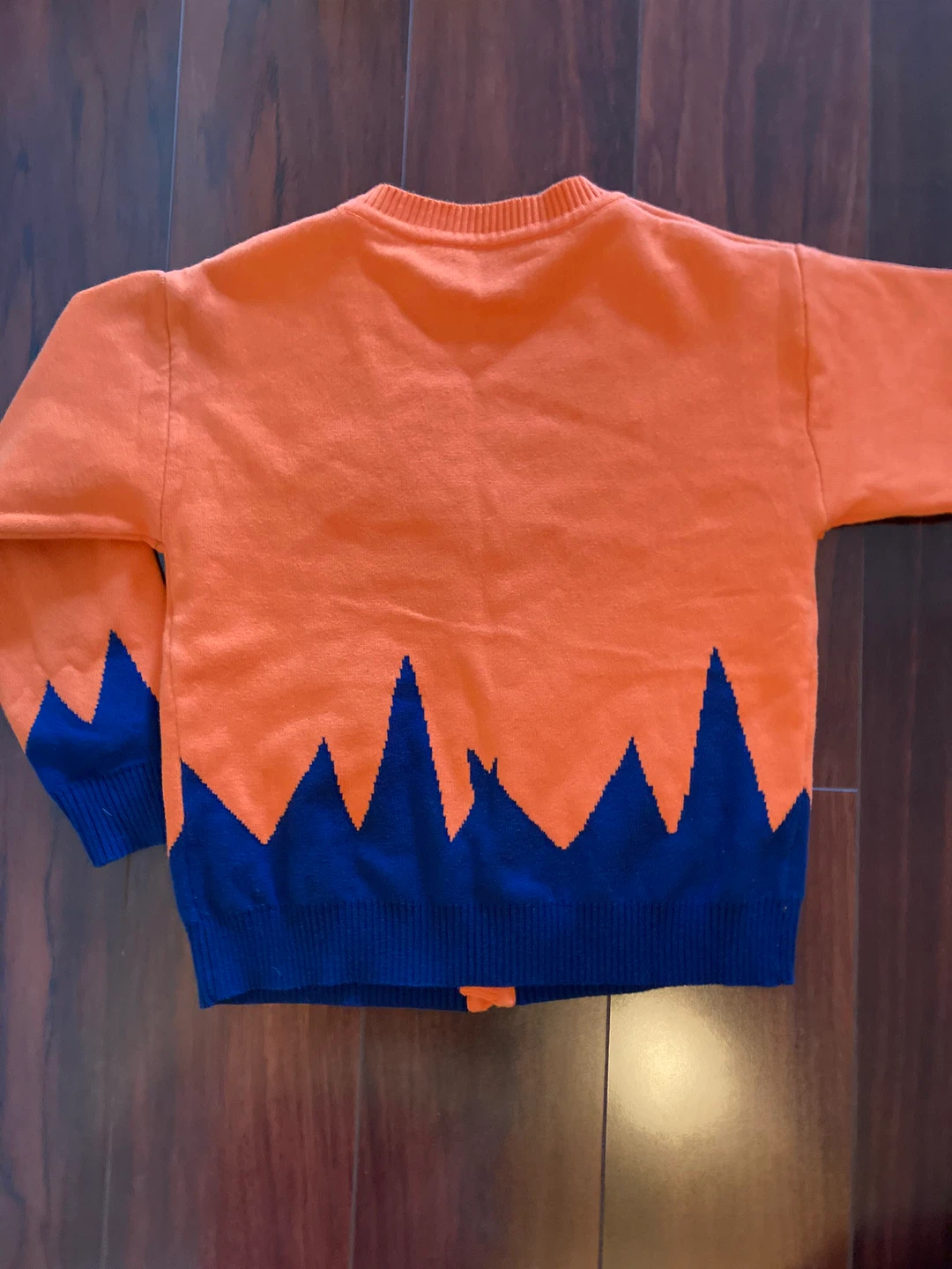 Gorgeous Kids Orange Lion & Clouds Cardigan - photo 2