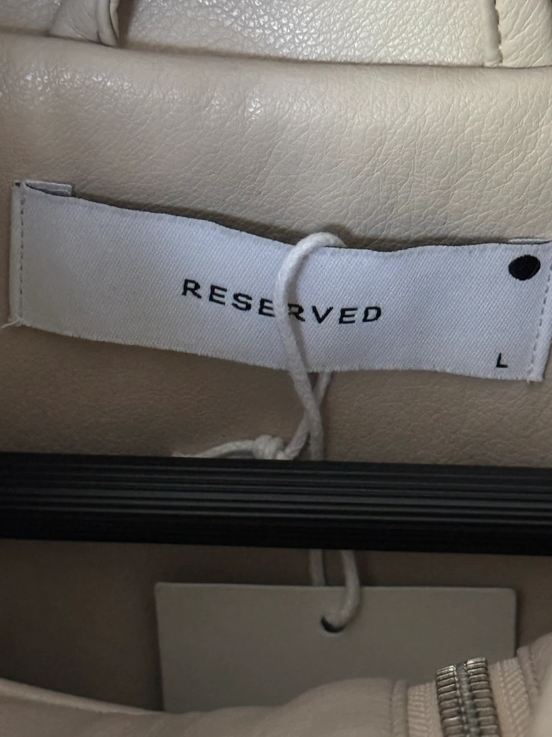 Brand New Reserved Faux Leather Jacket - photo 3