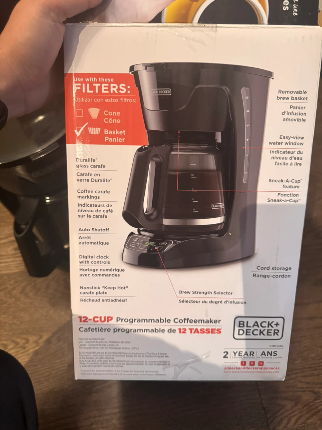 BLACK+DECKER 12-Cup Programmable Coffeemaker