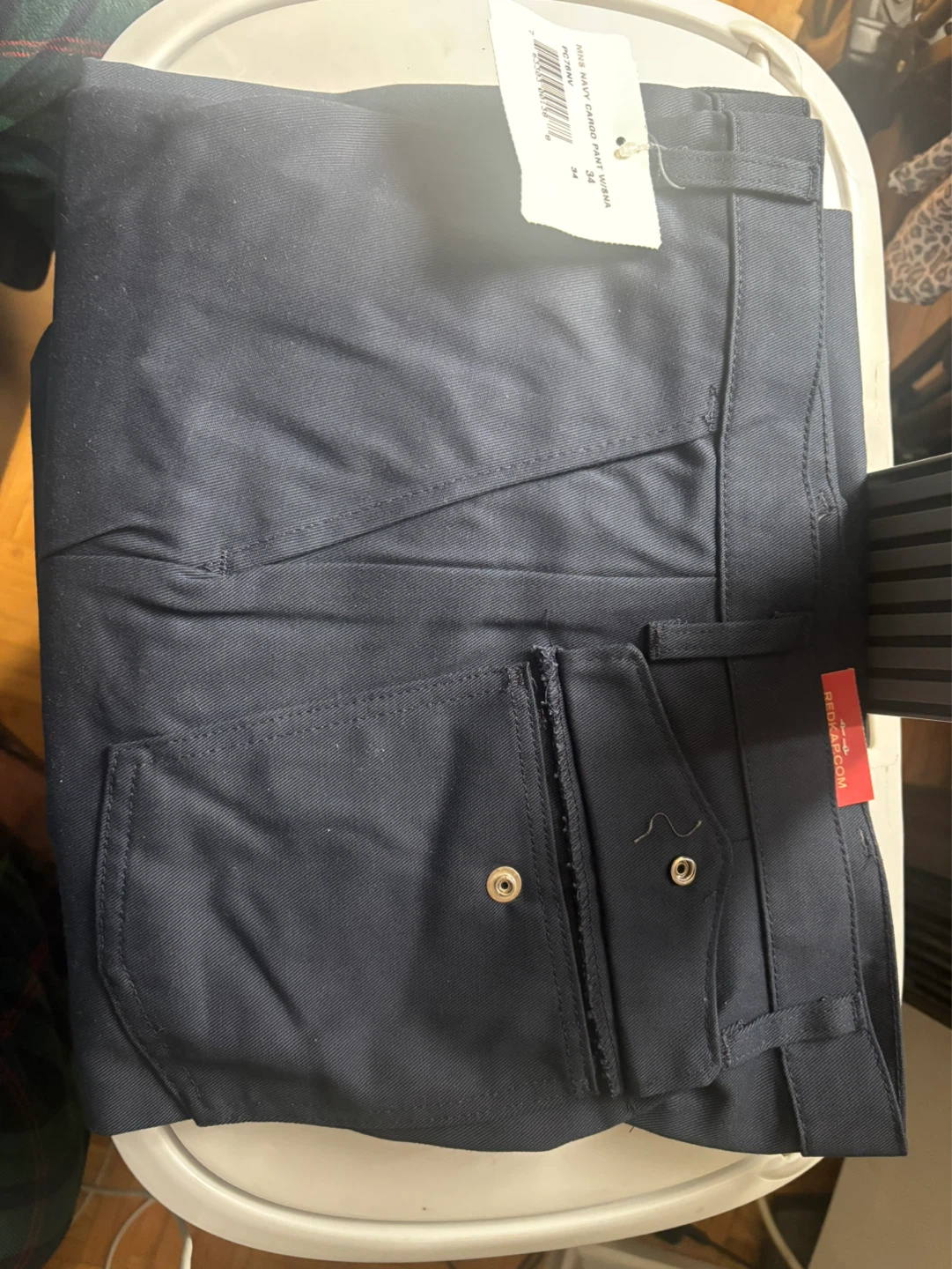 Blue Kap Navy Cargo Pants - photo 2