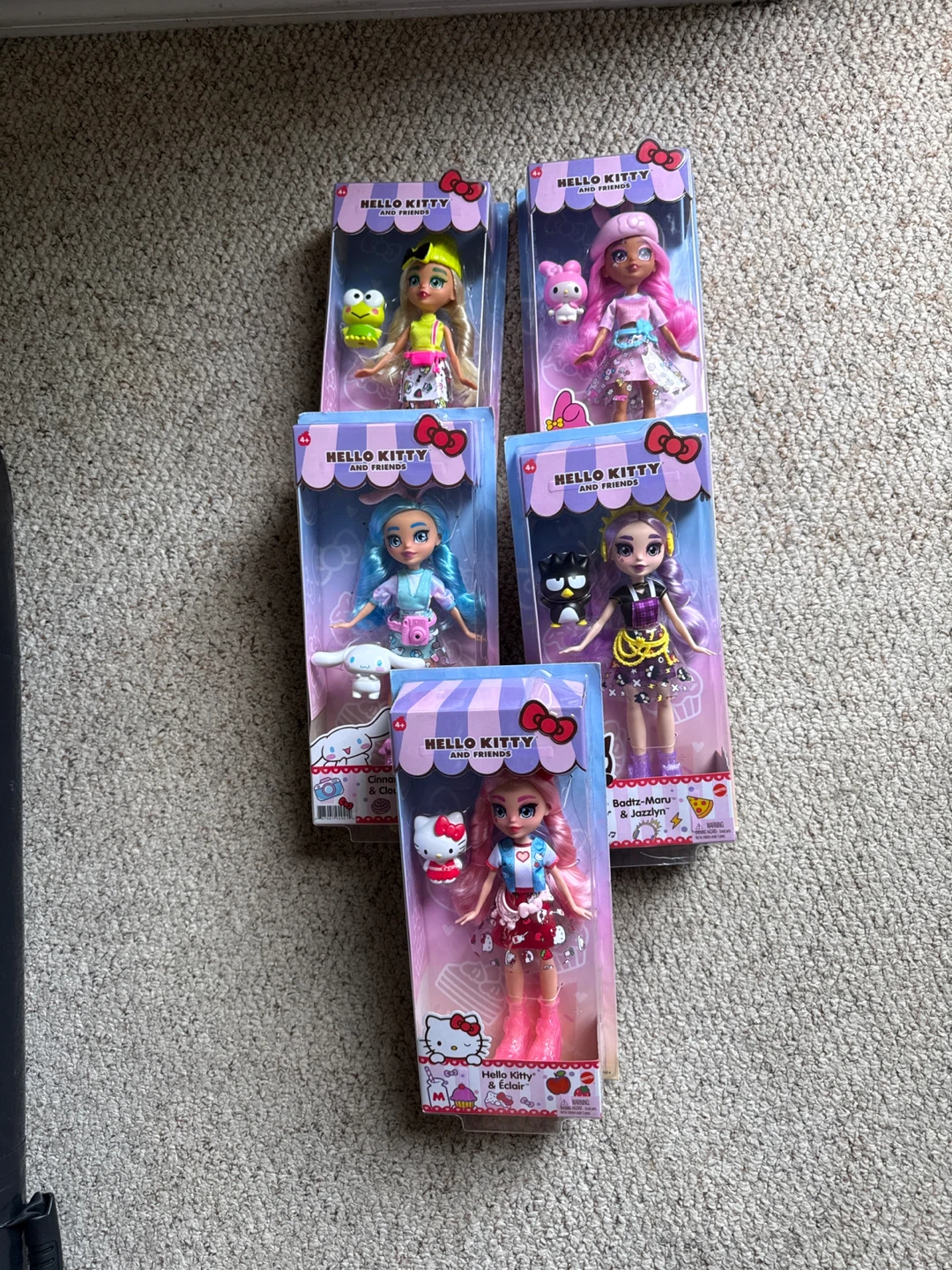 Hello Kitty and Friends Dolls (Set of 5)
