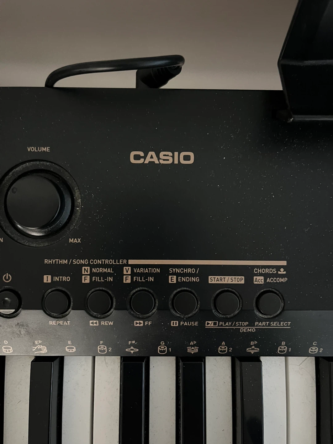 Casio Digital Keyboard with Stand and Stool - photo 3