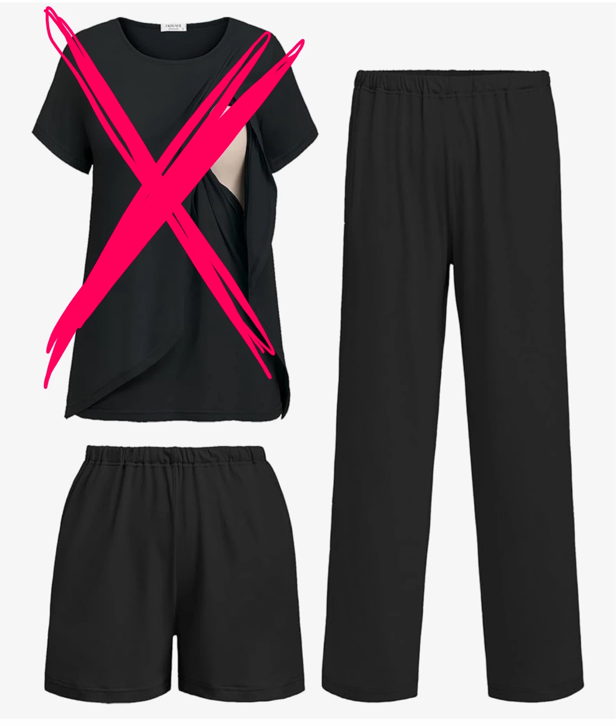 Women's Black Pajama Set