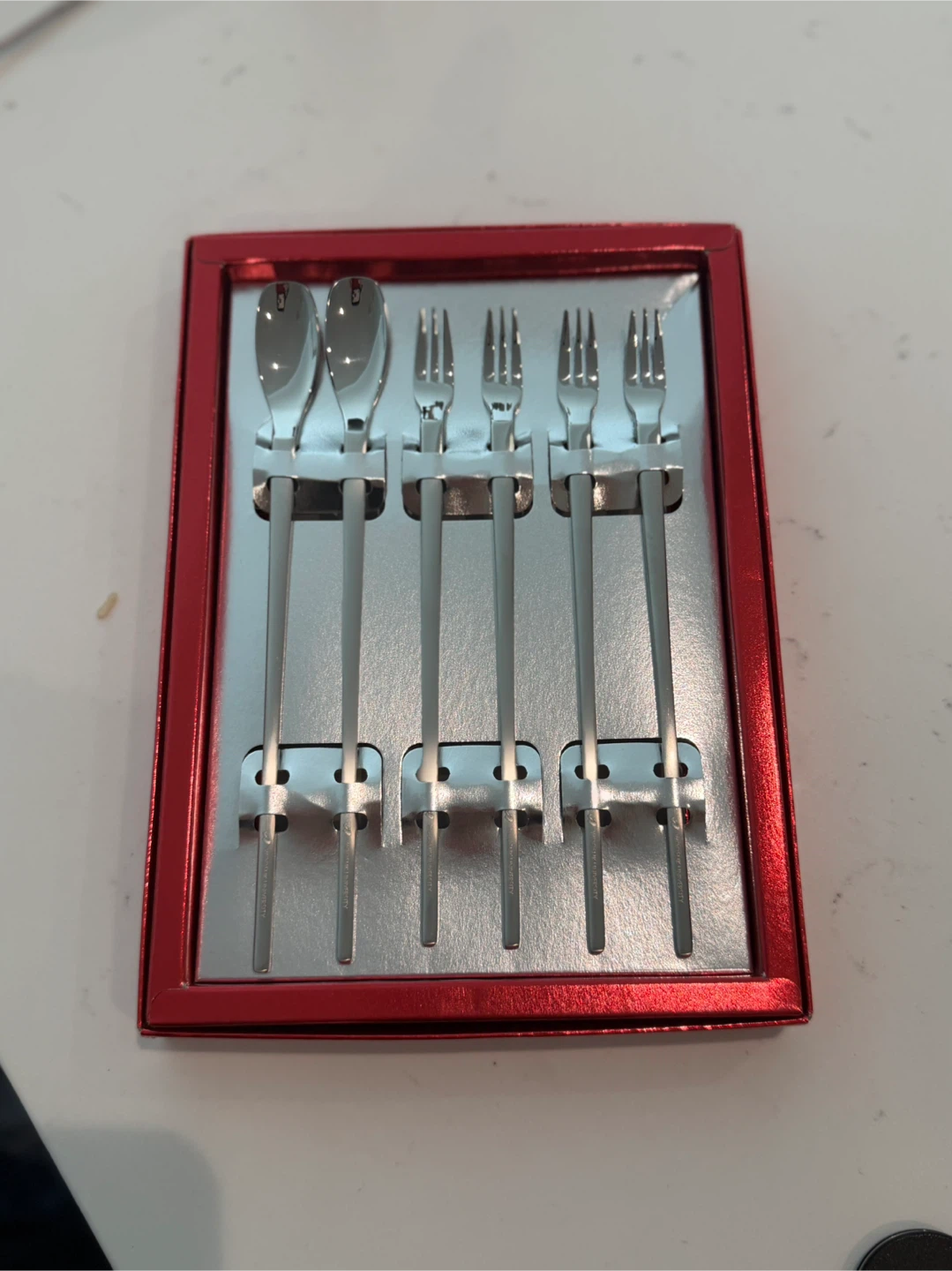Dessert Utensil Set - 2 Spoons, 4 Forks