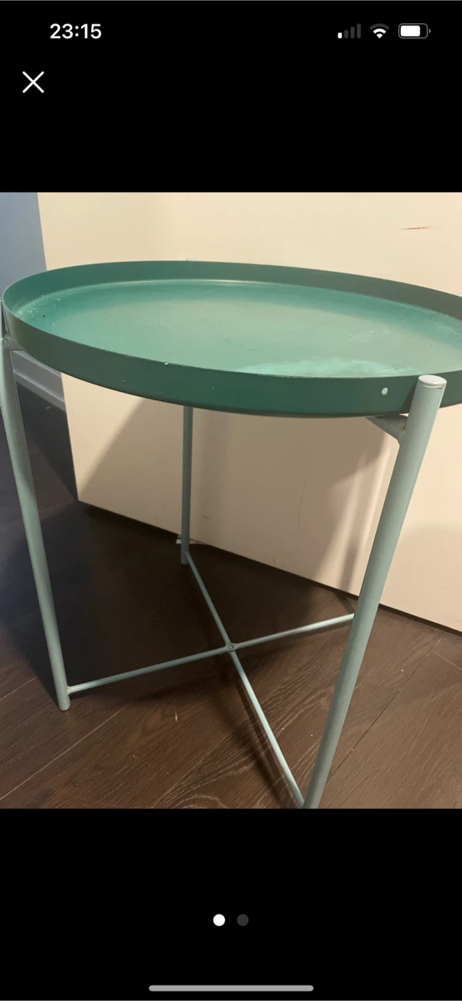 Asap***Black Side Table Stool and 2 drawer unit - photo 3