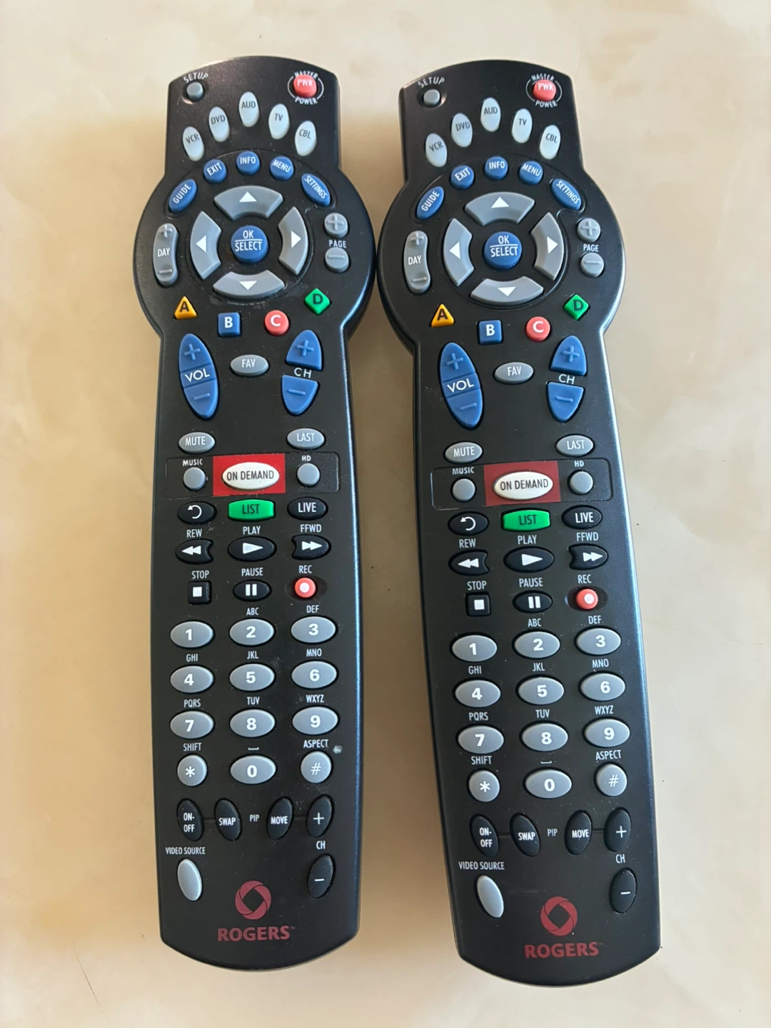 Rogers 1056B03 Replacement TV Cable Box Remote Control
