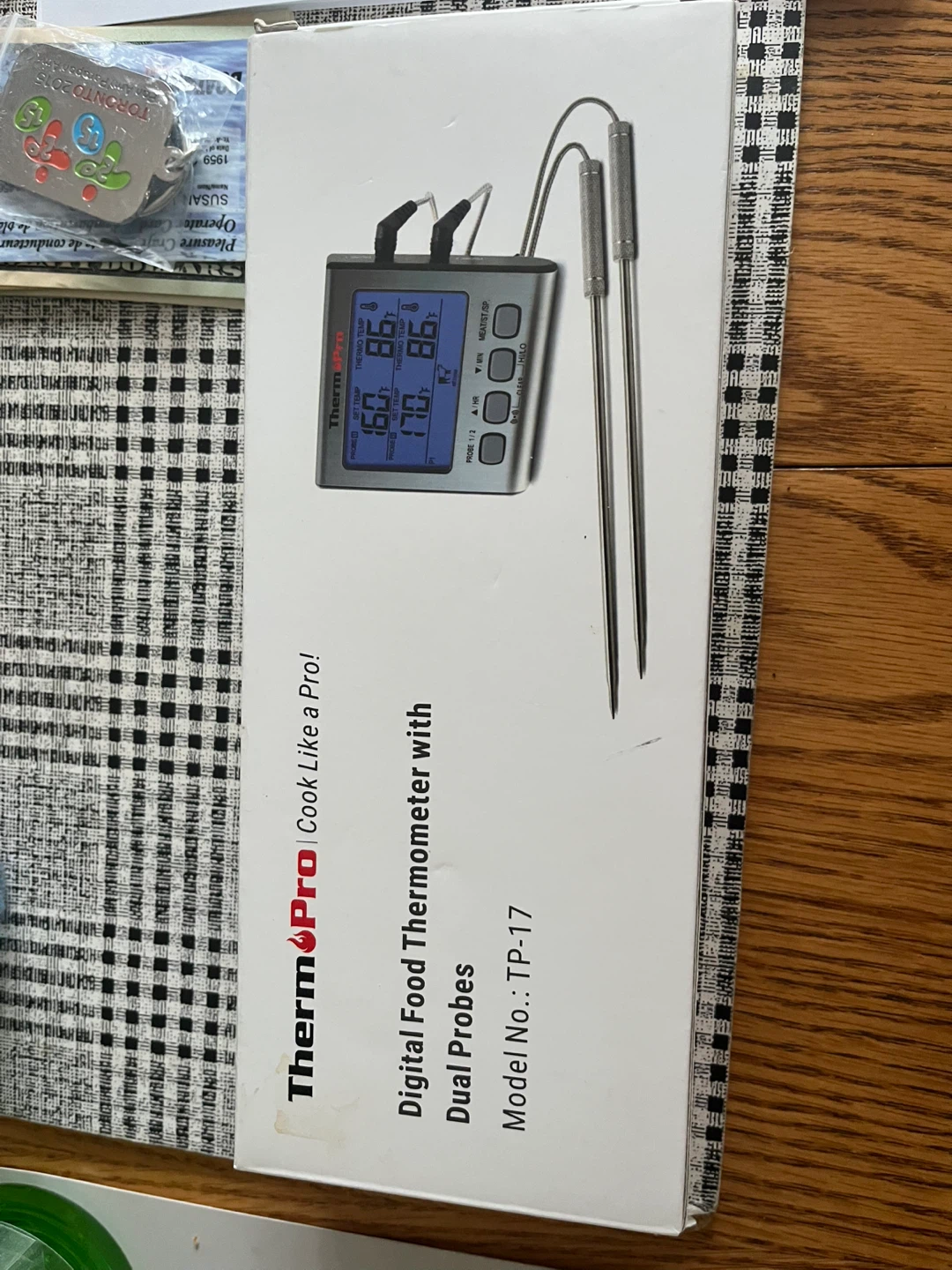 Therm Pro Digital Food Thermometer with Dual Probes TP-17