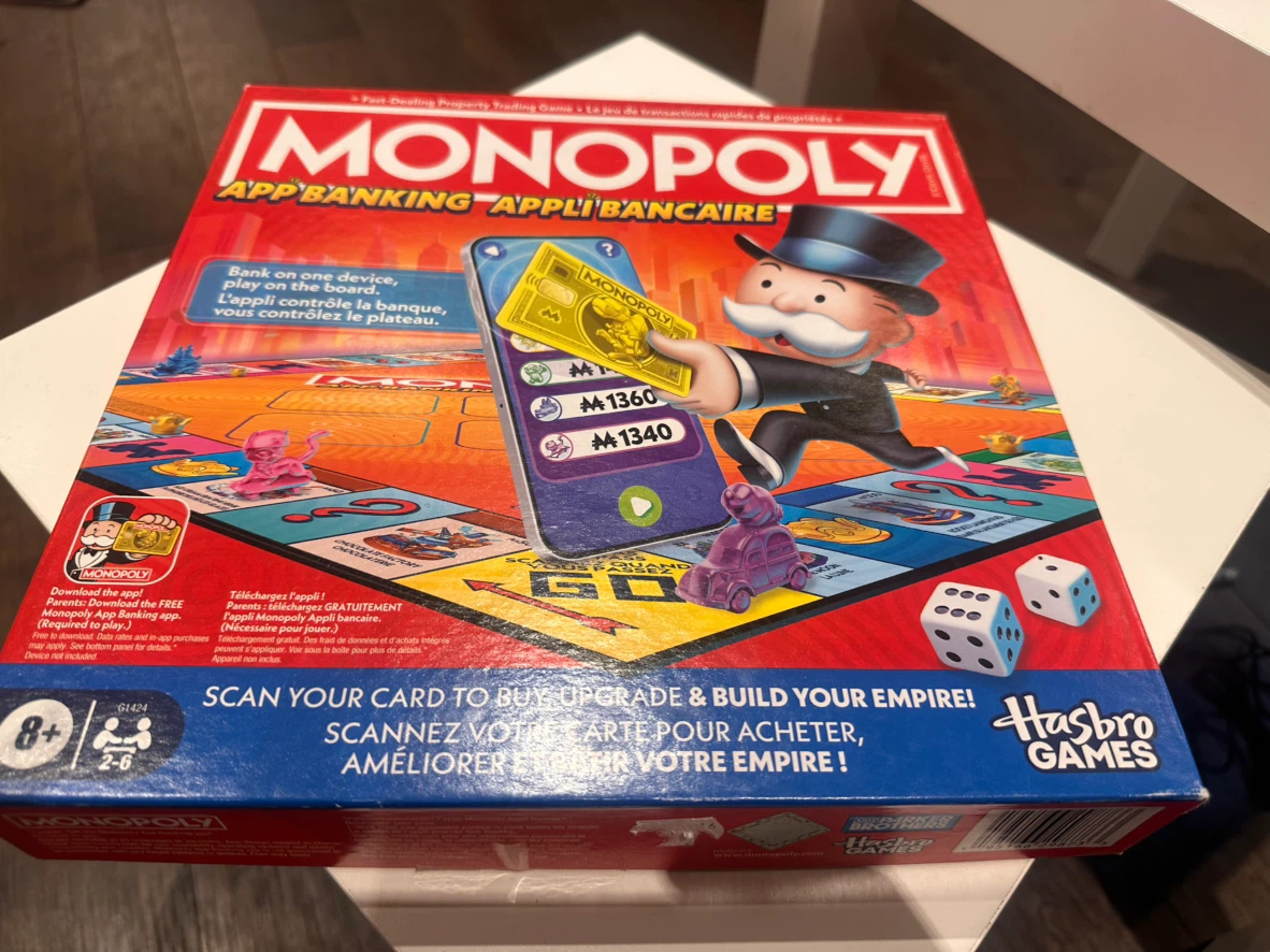 New Monopoly App Banking Board Game