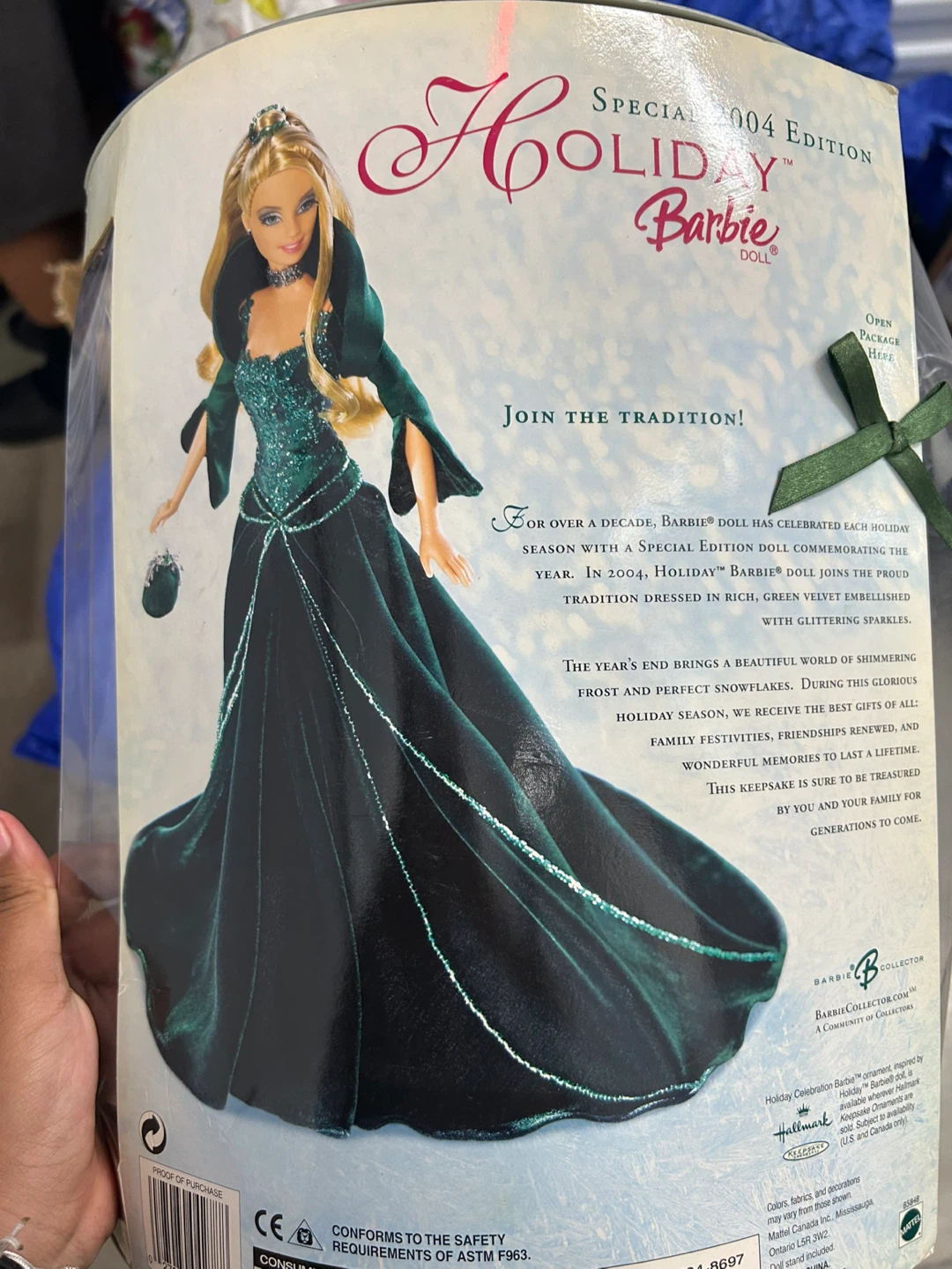 Special 2004 Edition Holiday Barbie Doll - photo 2