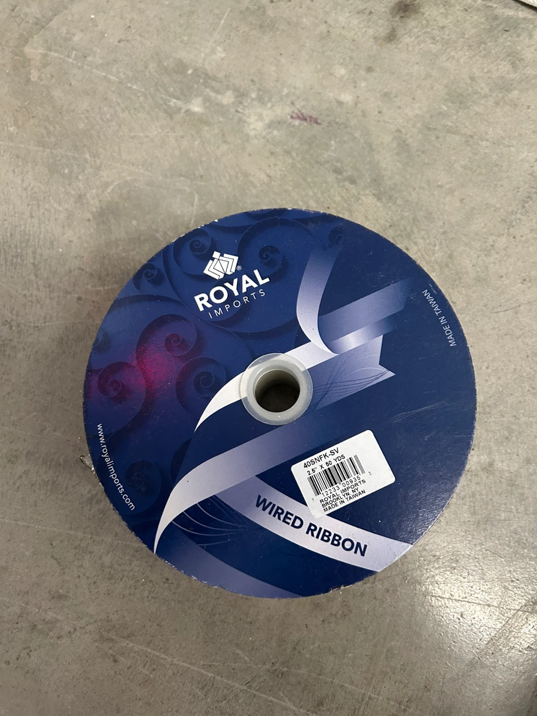 Royal Imports Wired Ribbon 2.5" x 50 Yds