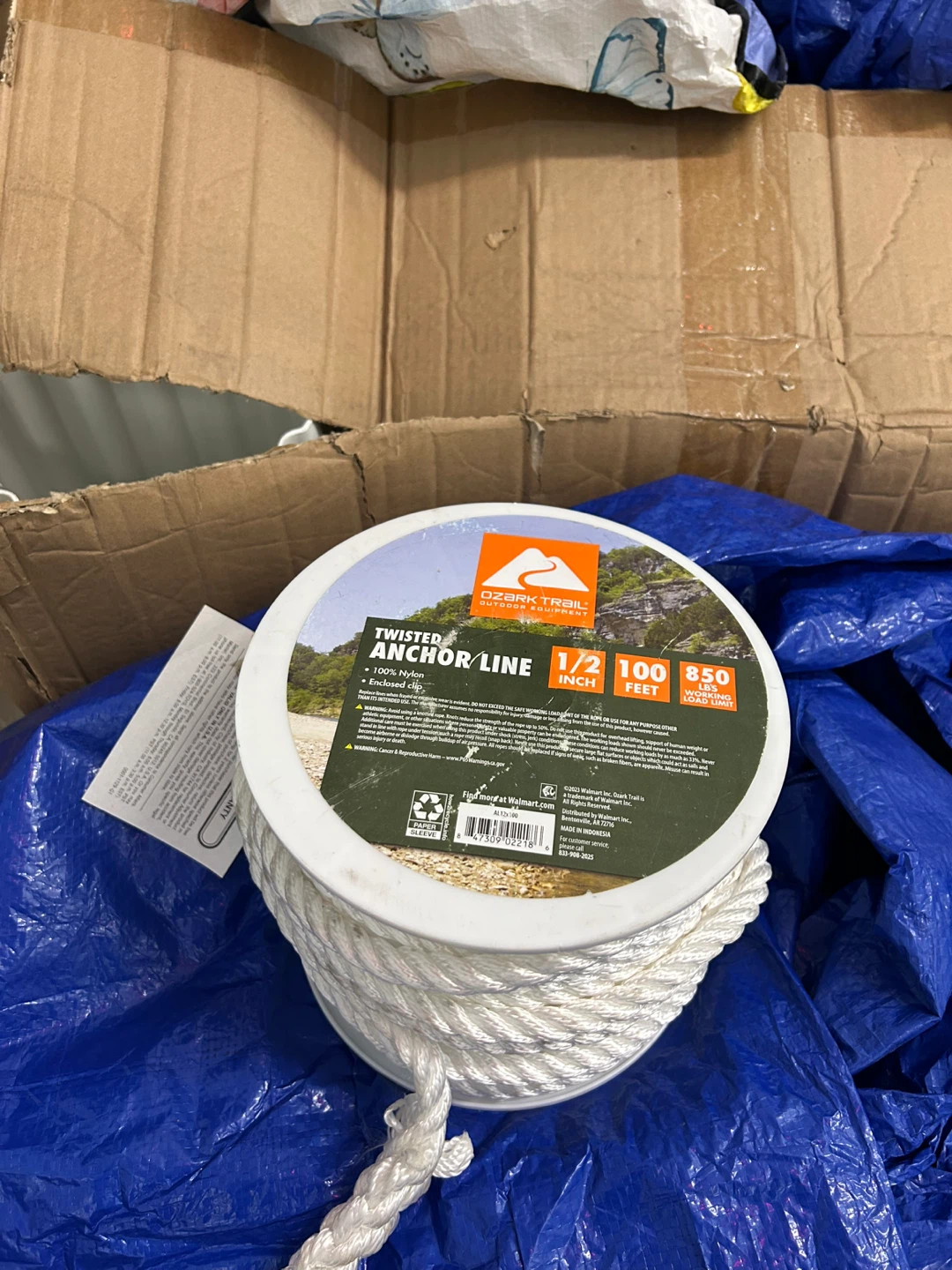 Ozark Trail 1/2 Inch x 100 ft Twister Anchor Line