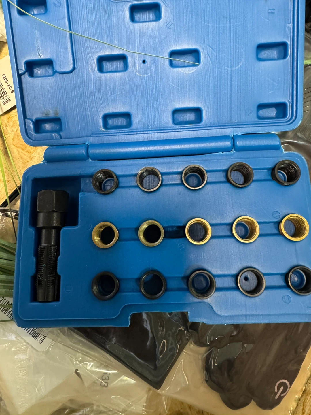 Spark Plug Thread Chaser and Cleaner Set