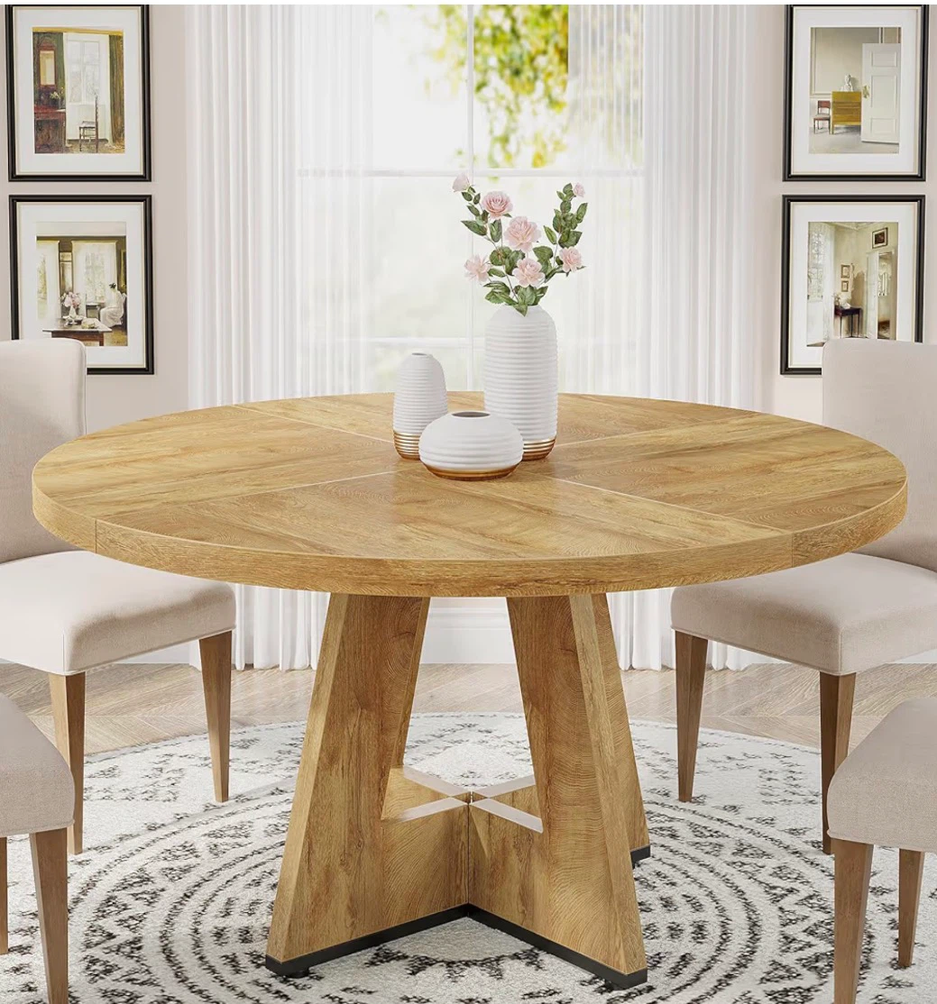 Tribesigns 47 inch Round Dining Table