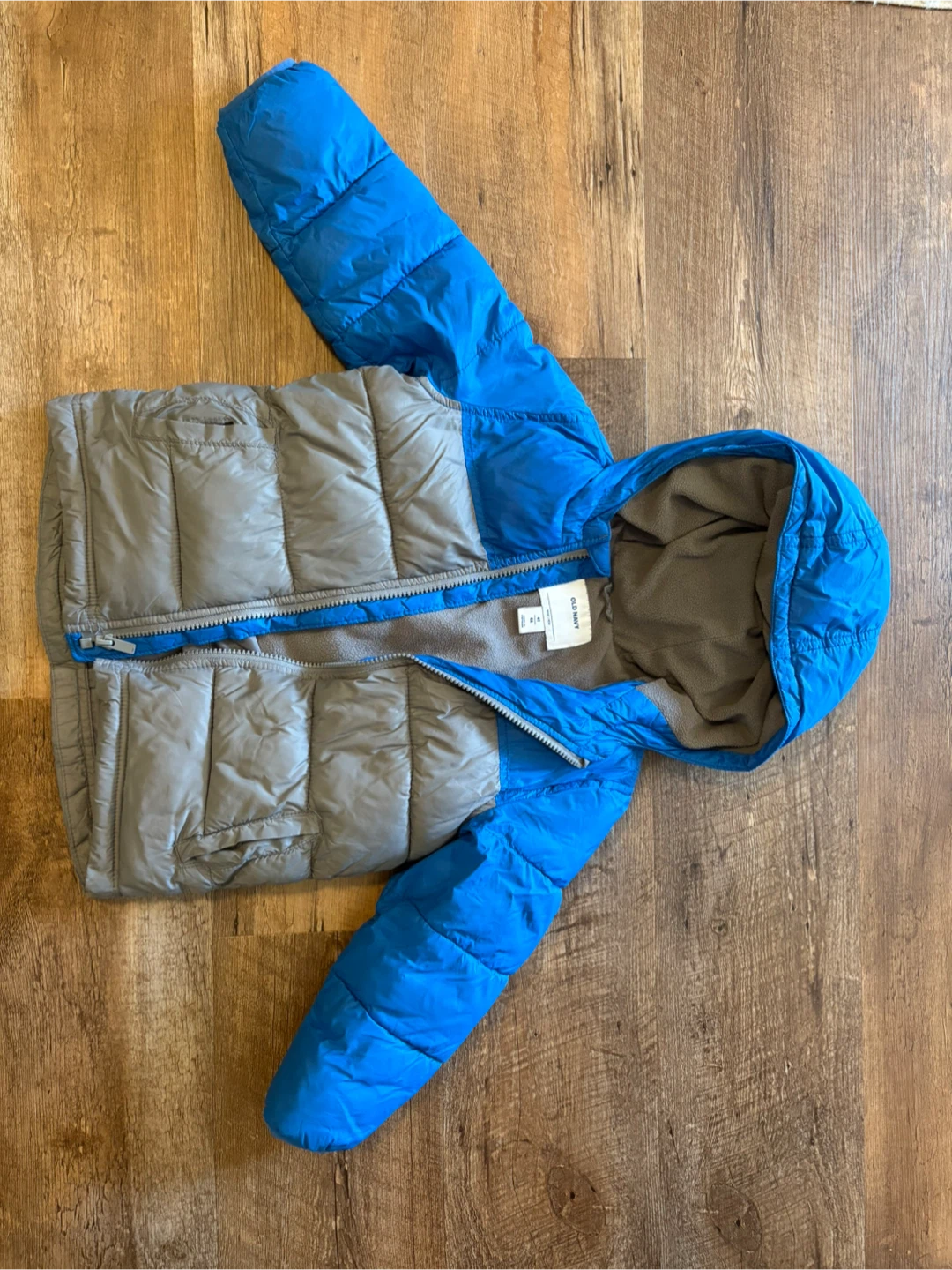 4T Old Navy Puffer Jacket - Blue/Grey