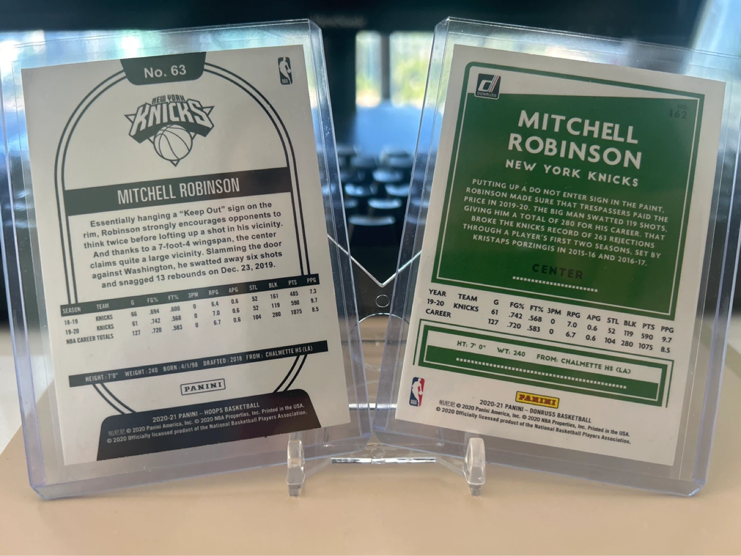 2020-21 Donruss & NBA Hoops Mitchell Robinson Basketball Cards - photo 4