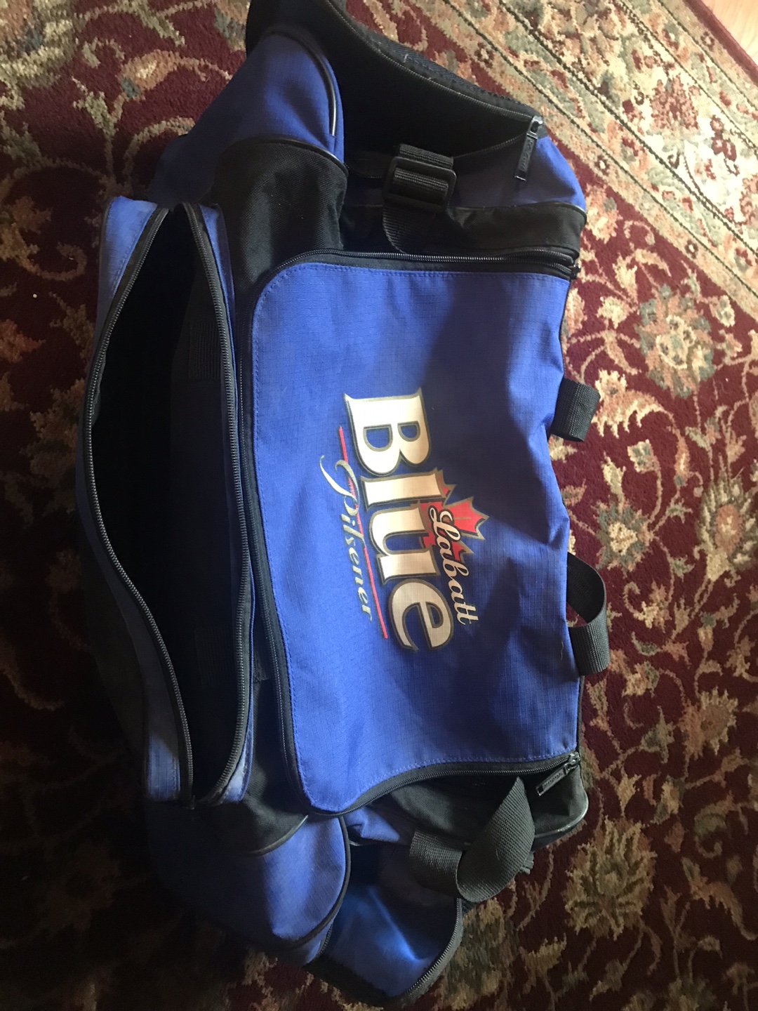 Vintage Labatt Blue Duffel Bag