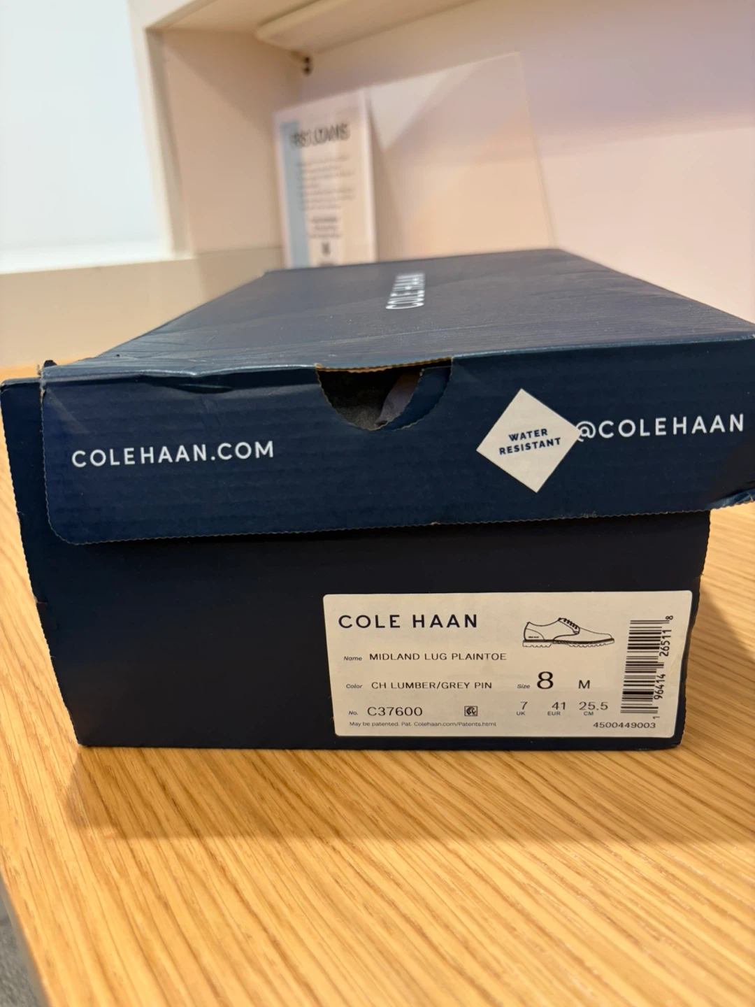 Cole Haan Midland Lug Plaintoe oxford shoes - size 8 - photo 4