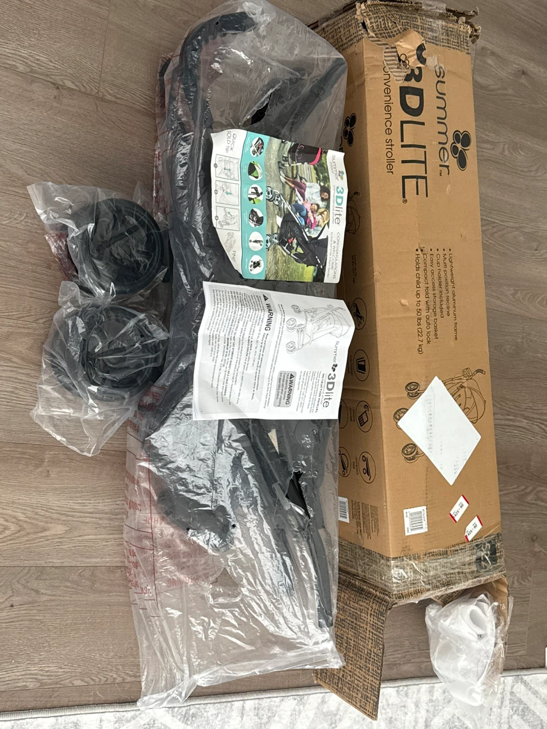 Summer 3Dlite Convenience Stroller