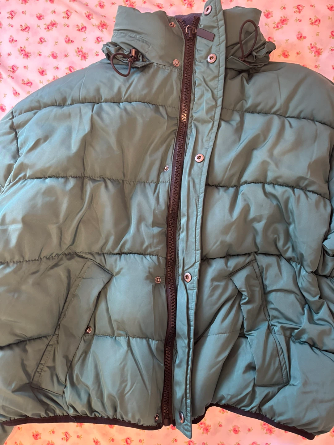 Urban Outfitters Puffer Jacket - Forest Green - M/M - photo 5