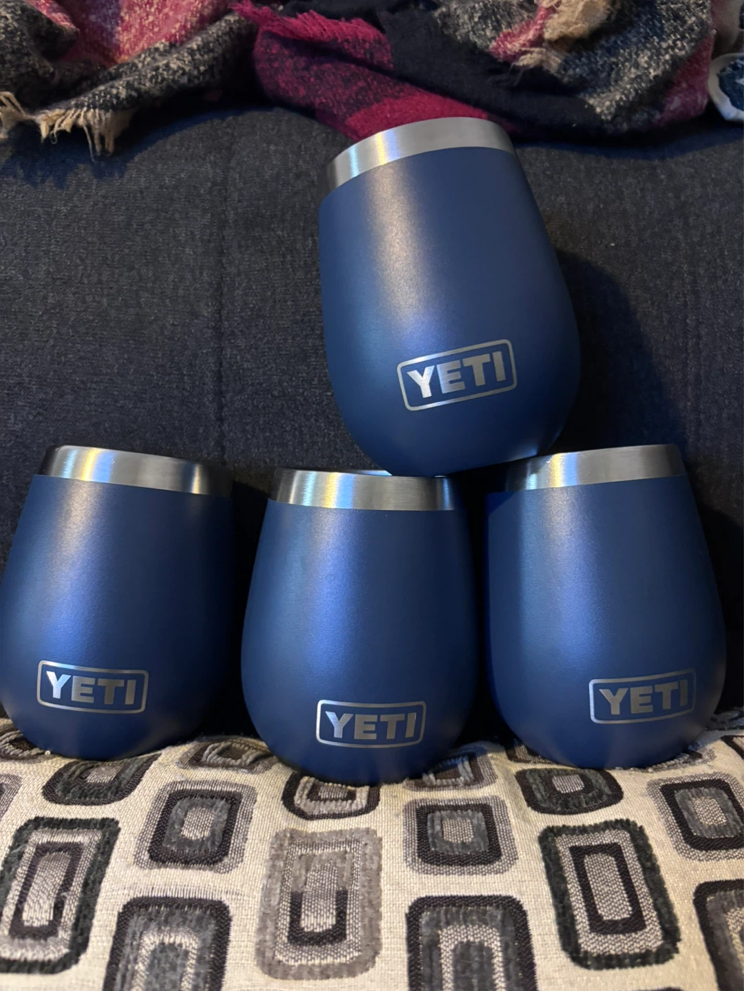 Yeti Rambler 4-pack 10oz Tumblers - Navy Blue