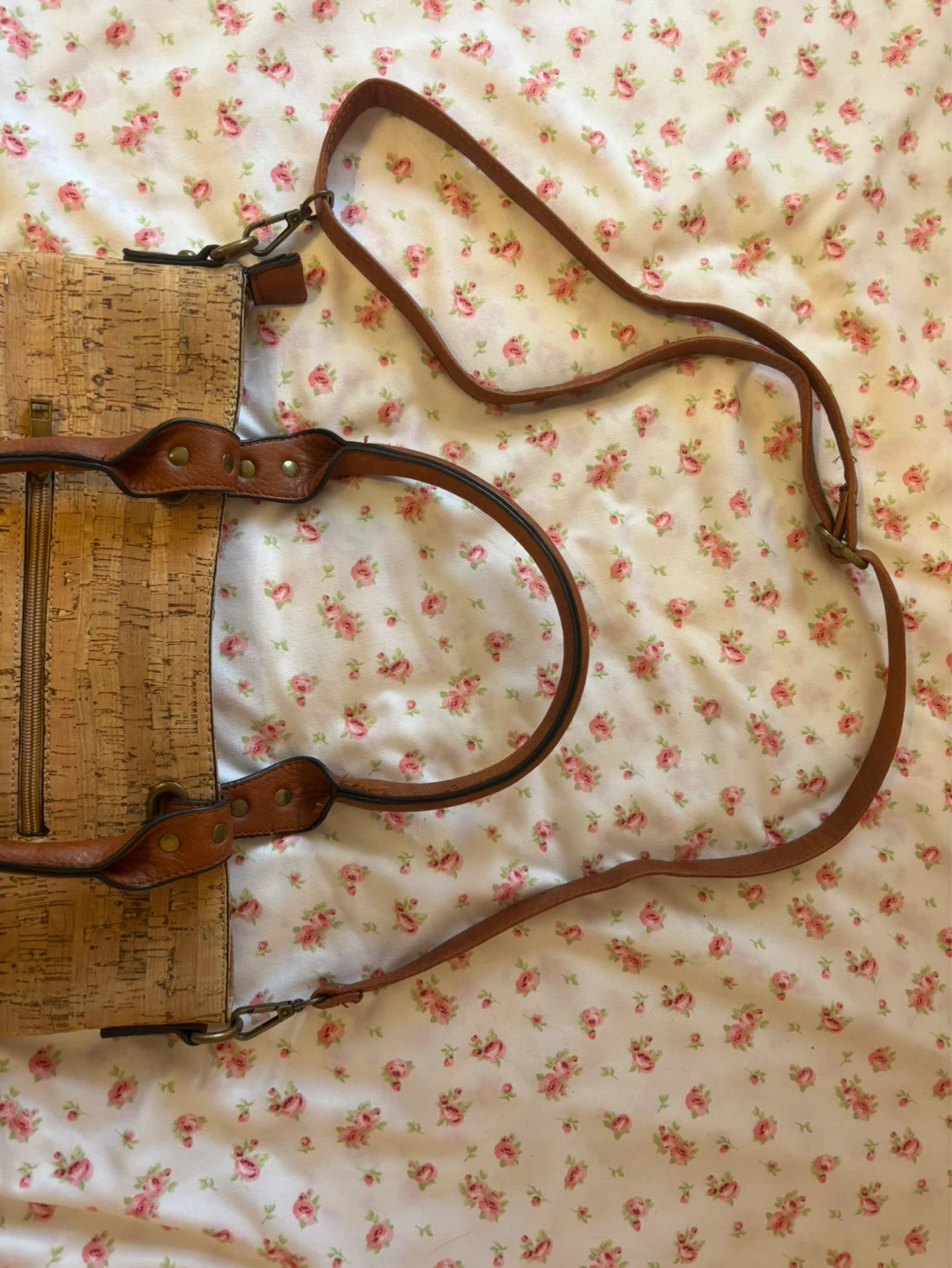 Cork and Faux Leather Purse - photo 3