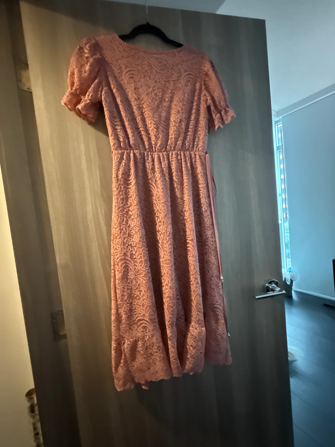 Fig Lace Dress - Rose Pink -small - photo 2