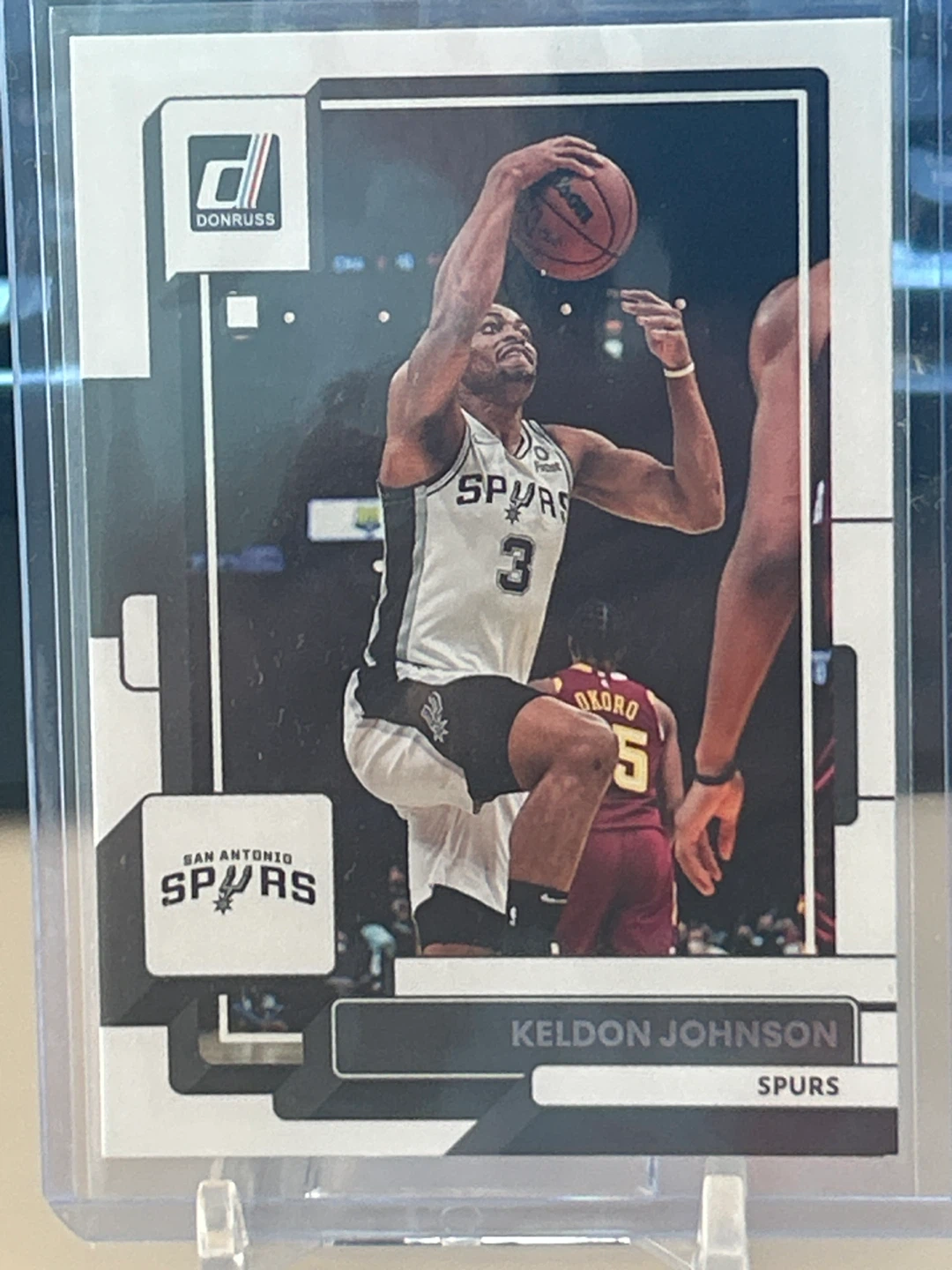 2022-23 Panini Donruss Basketball Keldon Johnson Card