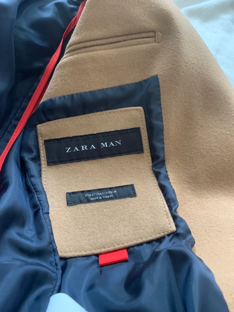 Zara Man Camel Coat - photo 2