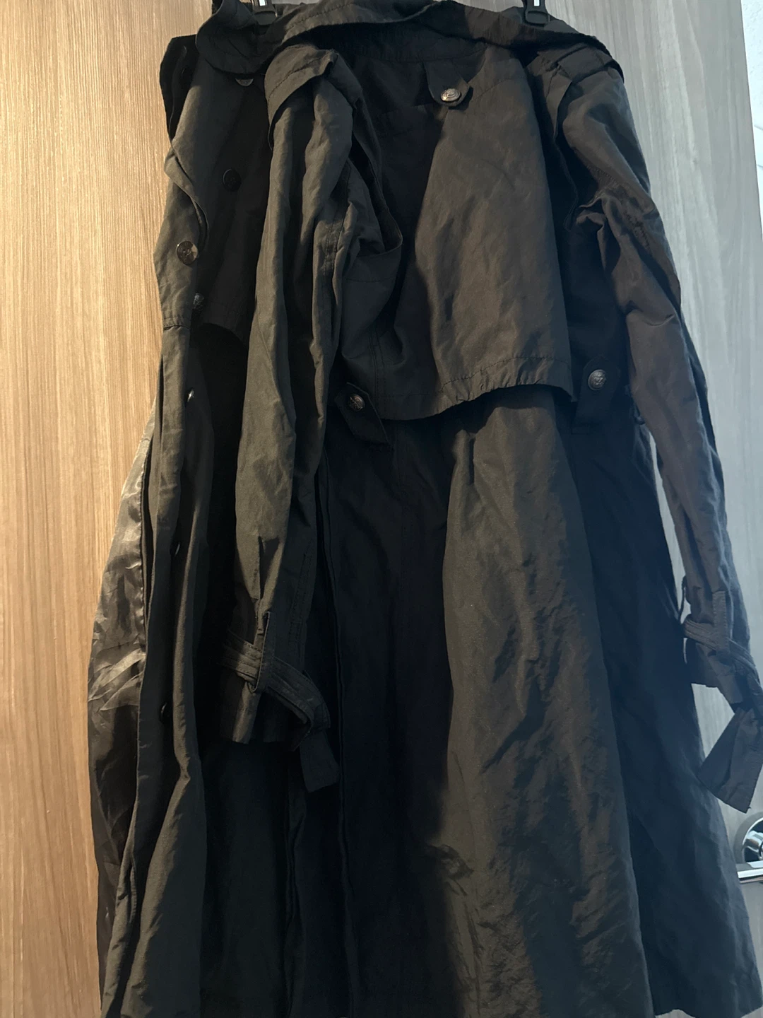 Black Trench Coat - photo 2