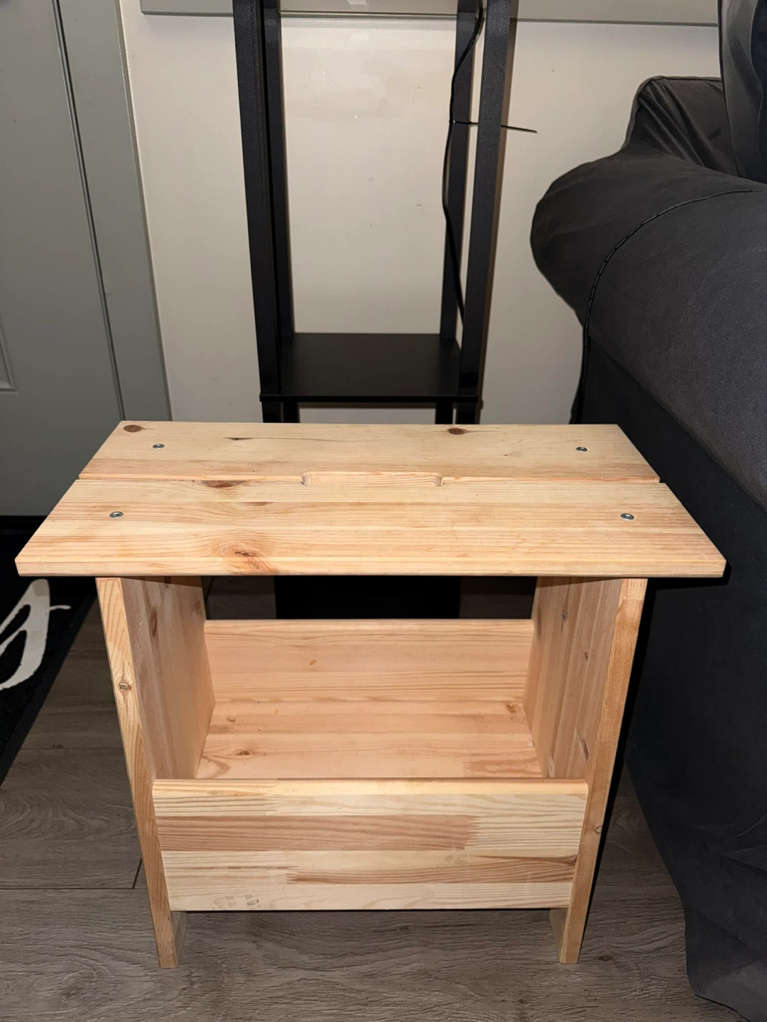 IKEA PERJOHAN Stool With Storage, Pine
