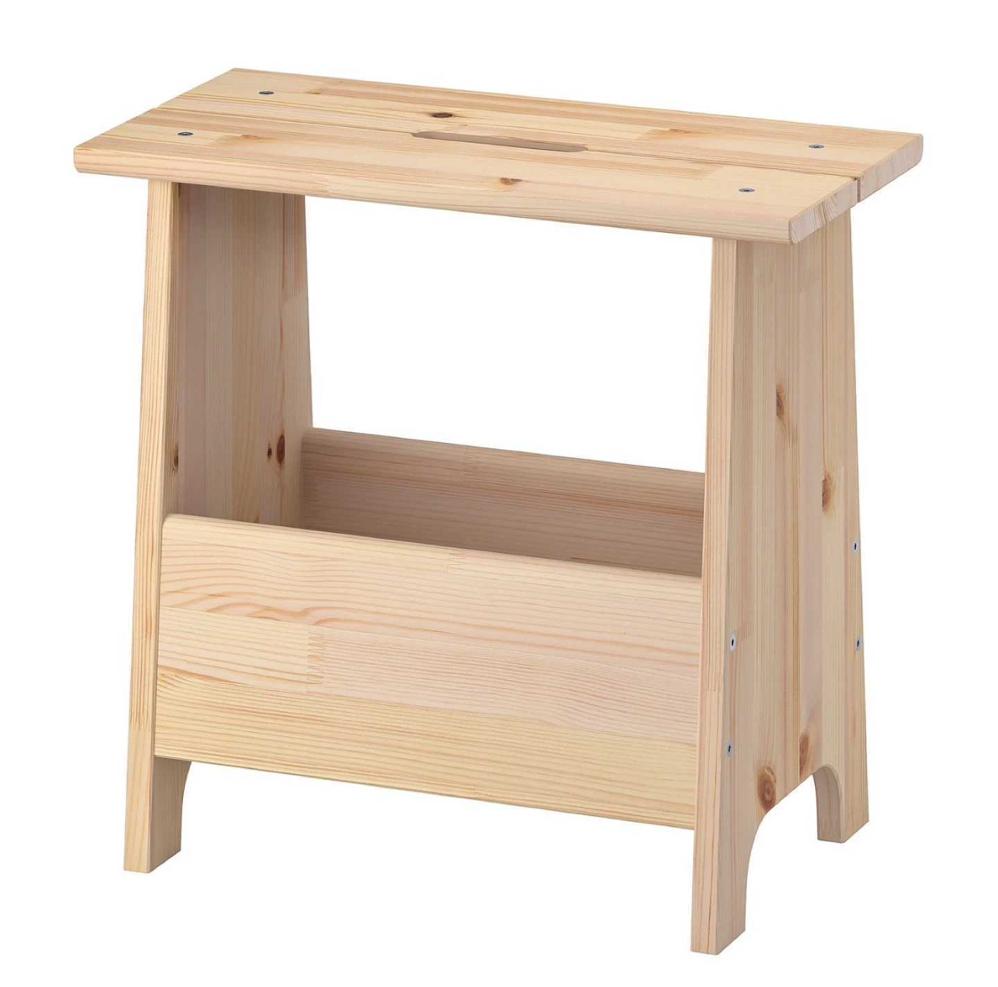 IKEA PERJOHAN Stool With Storage, Pine - photo 3