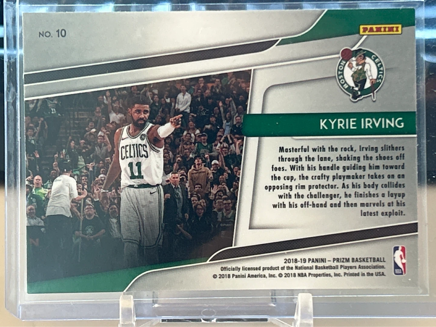 2018-19 Panini Prizm Basketball Kyrie Irving Card - photo 2