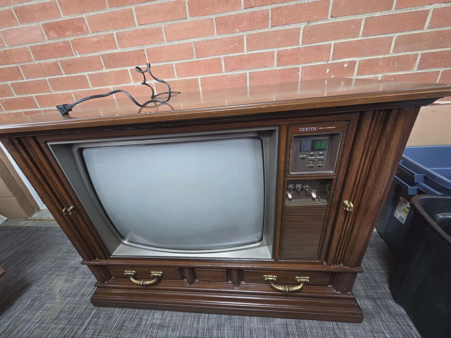 Vintage Zenith Space Command Console TV