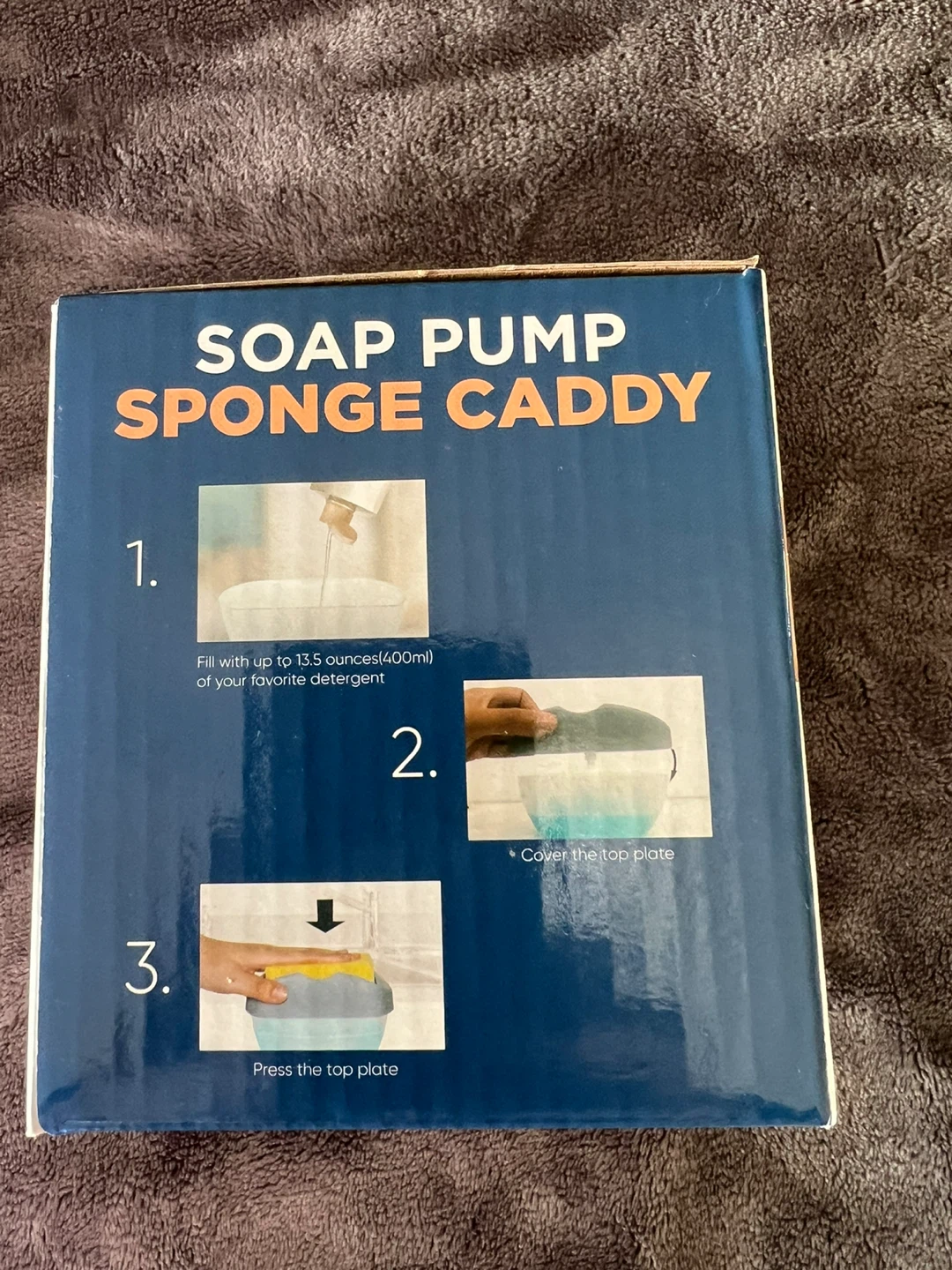 RichCook Soap Pump Sponge Caddy NEW - photo 2