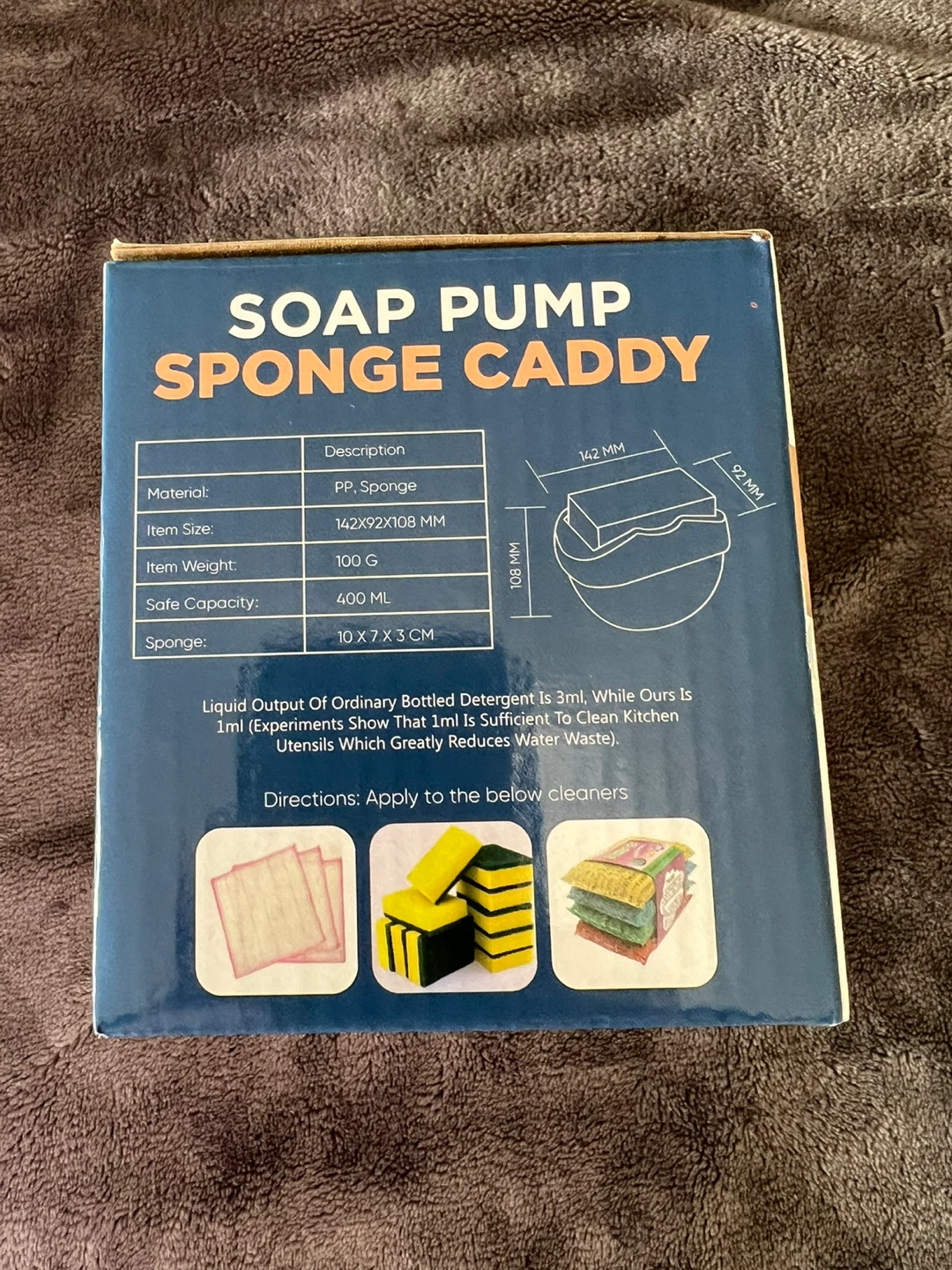 RichCook Soap Pump Sponge Caddy NEW - photo 3