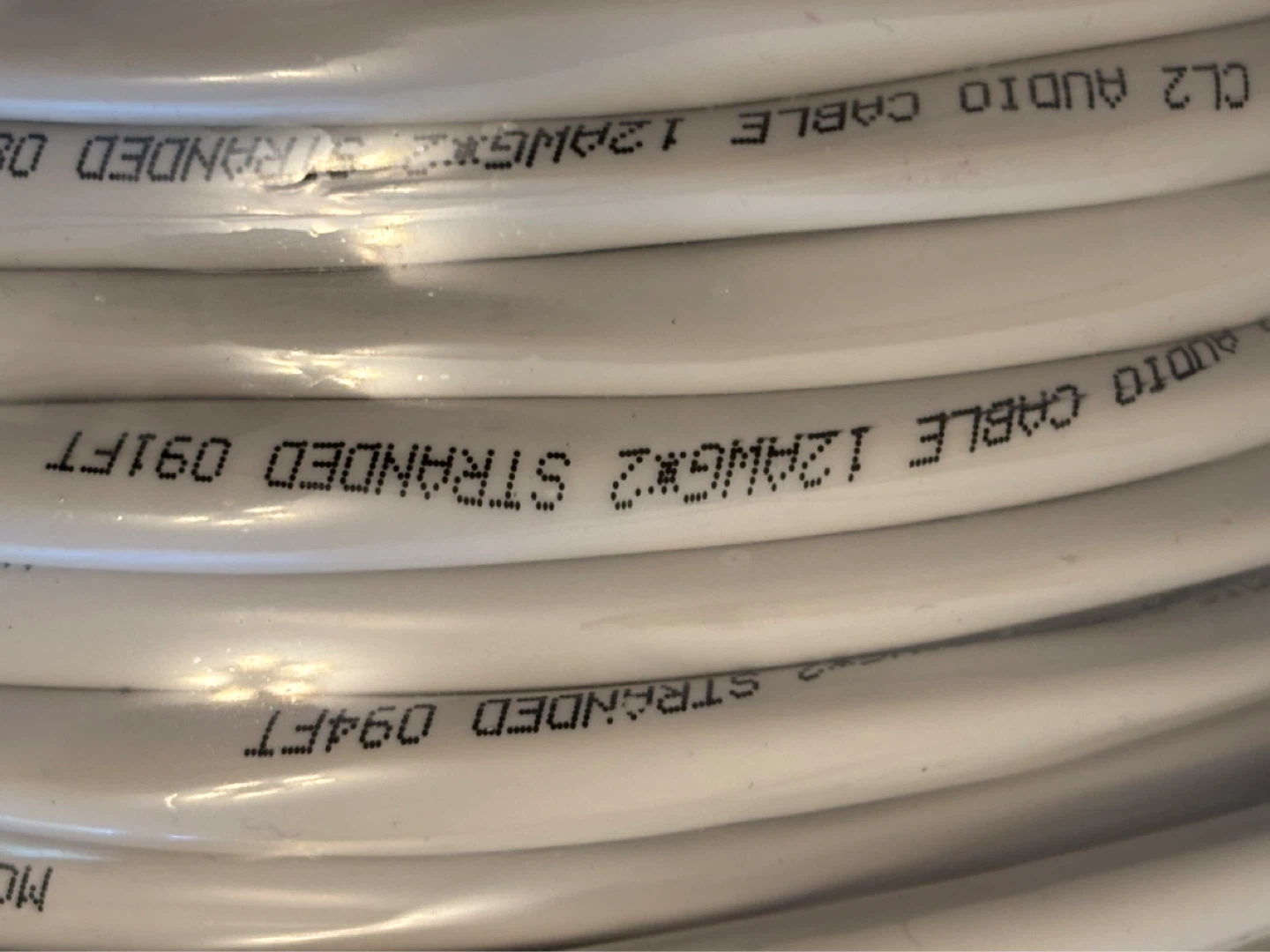 Monoprice 100ft CL2 Audio Cable 12awg - photo 4