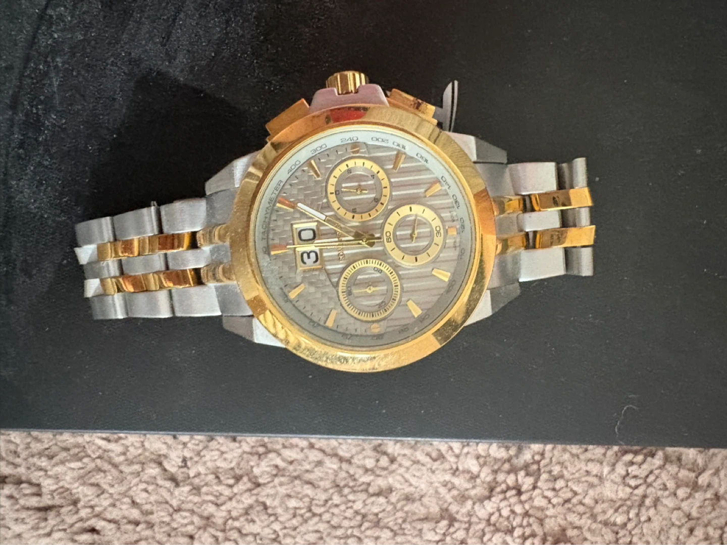 Two-Tone Chronograph Watch - photo 4