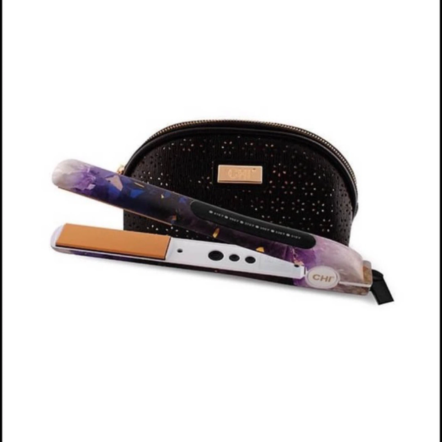 CHI Amethyst Reverie 1" Digital Flat Iron w/Thermal Bag - photo 2