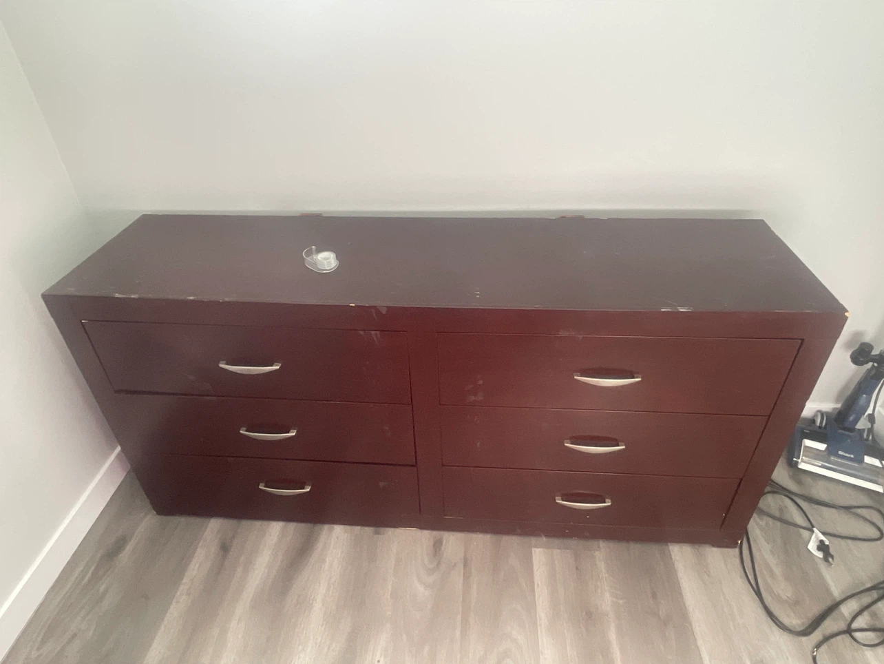 Dark Brown 6-Drawer Dresser